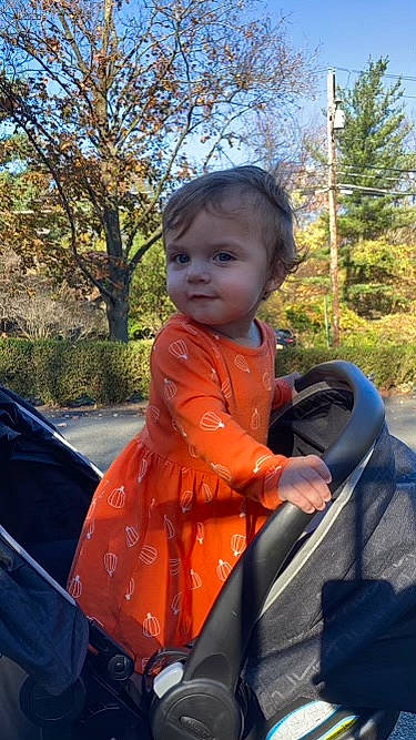 Julianna is registered to the contest to win money with this photo: automotive_exterior, automotive_lighting, automotive_window_part, baby, child, electric_blue, family_car, fun, grass, leisure, motor_vehicle, person, plant, recreation, sky, toddler, travel, tree, vehicle_door, window