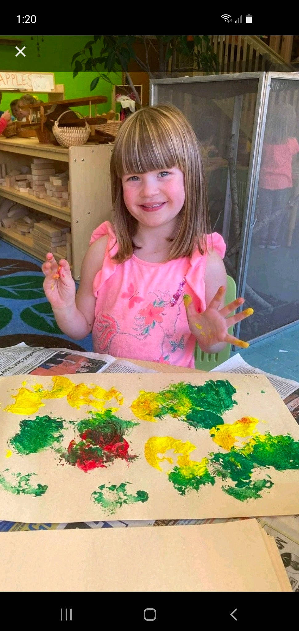 Kaia is registered to the contest to win money with this photo: art, birthday_cake, cake_decorating, chair, cuisine, flower, flower_arranging, food, fun, green, icing, ingredient, joy, leisure, person, petal, plant, smile, sugar_cake, table