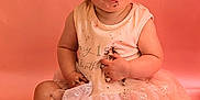 Delilah joined the competition — help win amazing prizes! baby, birthday, cake, crown, pink, smiling, happy, messy, face_paint, celebration, tutu, sitting, child, first_birthday, cream, frosting, party, cute, fun, portrait