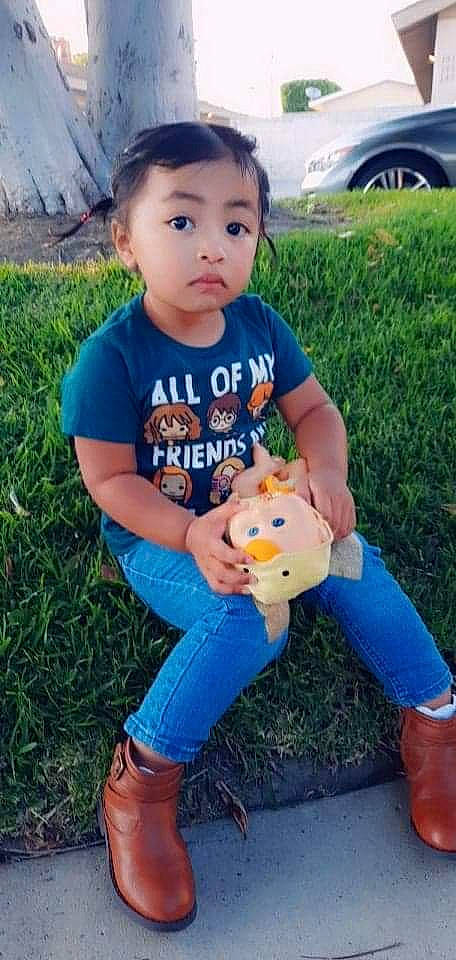 Nikole is registered to the contest to win money with this photo: baby, child, denim, grass, jeans, person, plant, play, surprise, t_shirt, toddler, yellow