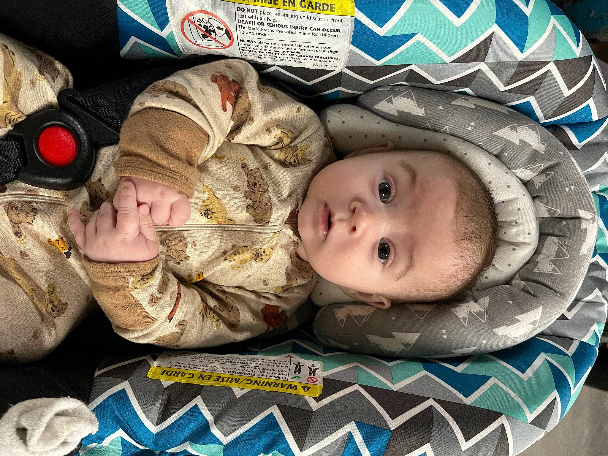 Brody joined the competition — help win amazing prizes! art, baby, baby_carriage, baby_products, baby_toddler_clothing, car_seat, cheek, child, eye, hat, head, human_body, iris, linens, mouth, pattern, person, plastic, room, toddler