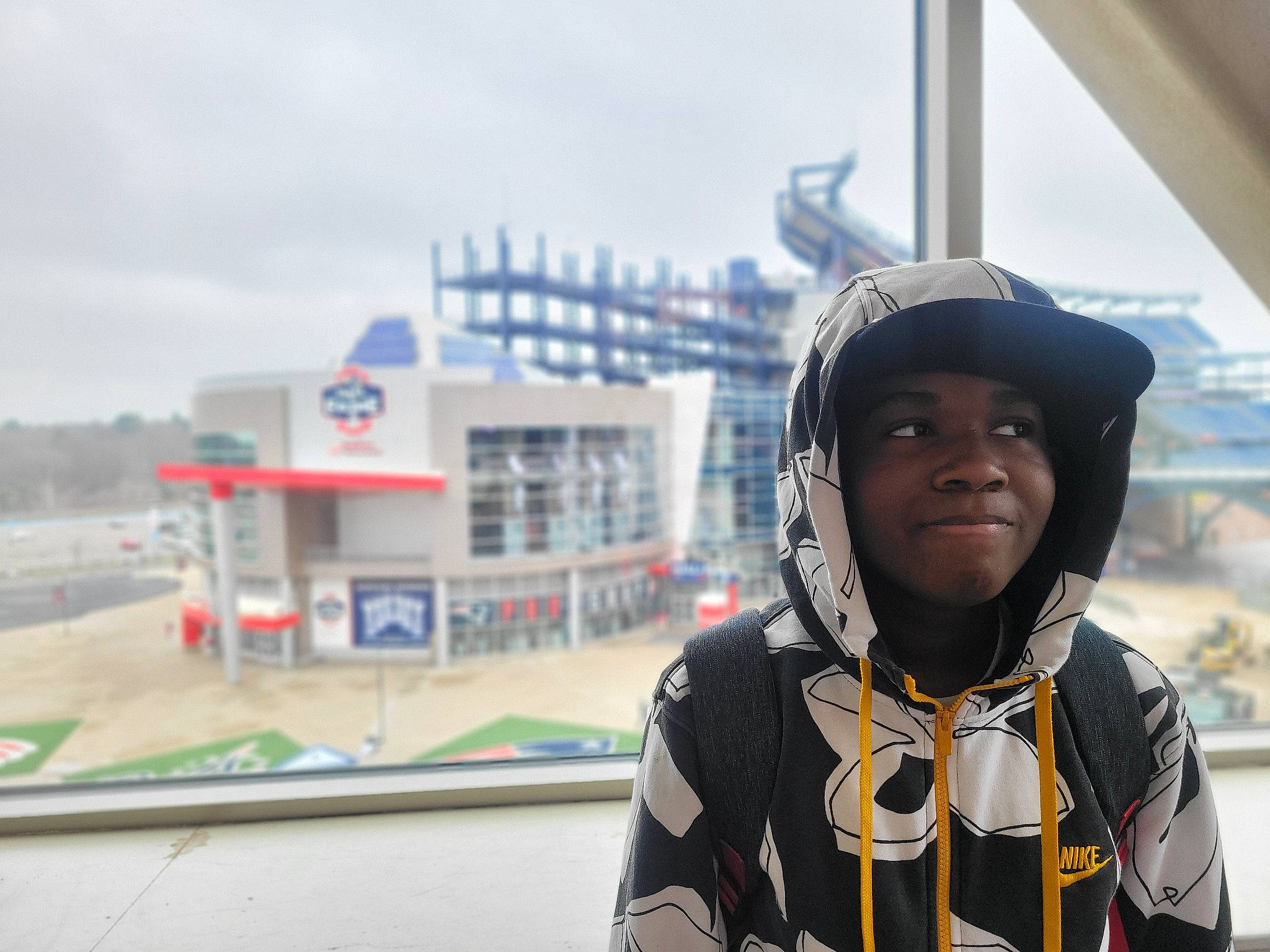 Mekhi joined the competition — help win amazing prizes! asphalt, automotive_wheel_system, cap, championship, competition_event, fashion_accessory, headgear, headwear, jewellery, joy, person, personal_protective_equipment, race_track, racing, road, scarf, sky, stadium, team, tourism