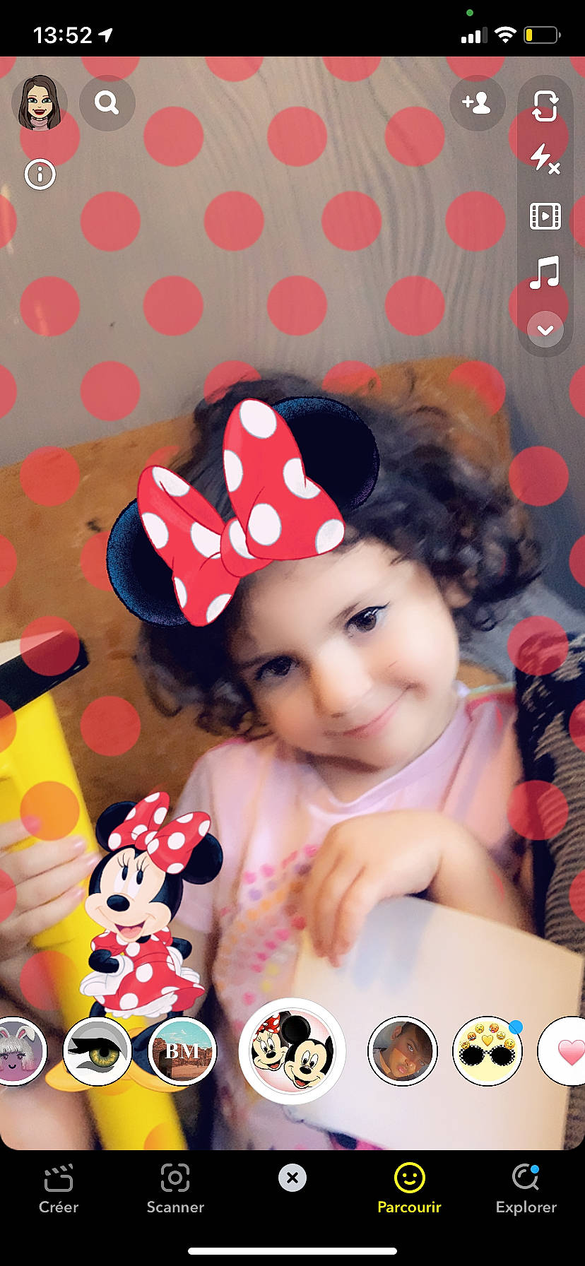 Hajar participe au concours pour gagner de l'argent avec cette photo : baby, baby_toddler_clothing, cap, child, costume_hat, fashion_accessory, font, fun, happy, hat, headwear, joy, magenta, pattern, person, photograph, pink, product, smile, sweetness