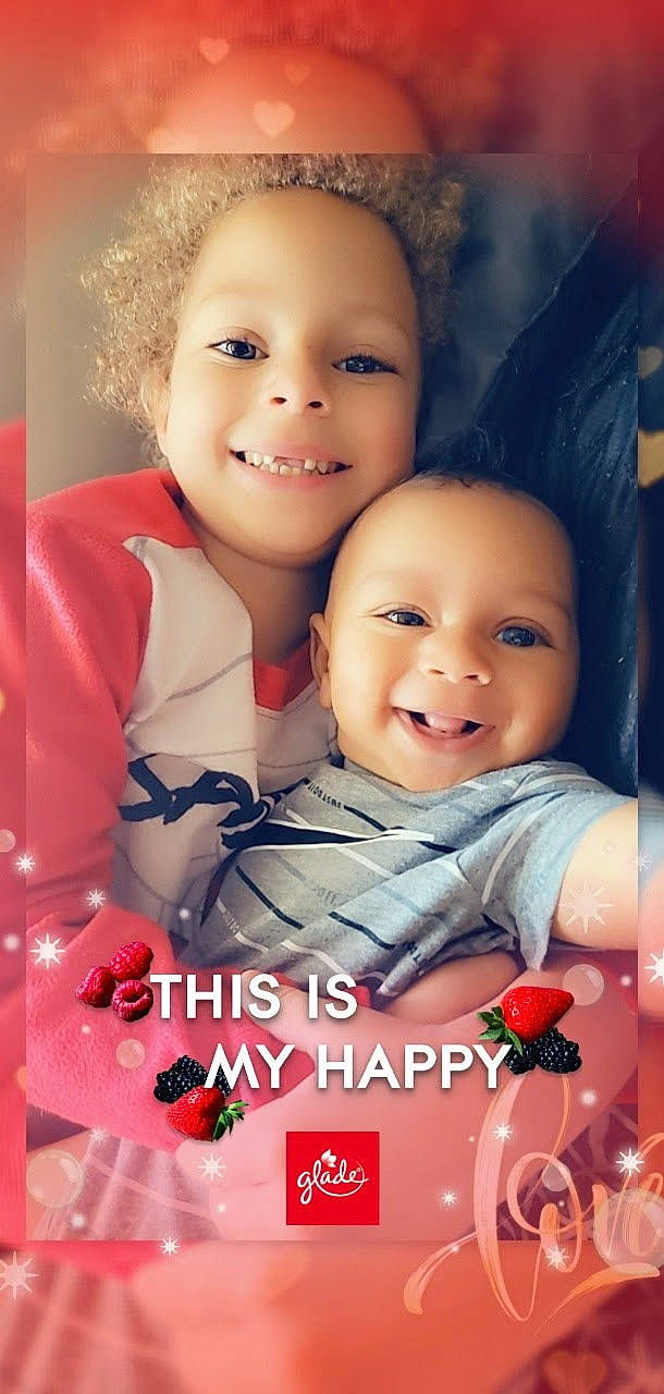 Camron joined the competition — help win amazing prizes! baby, baby_toddler_clothing, beauty, cheek, child, face, facial_expression, flash_photography, font, fun, gesture, happy, iris, joy, lip, person, plant, product, red, skin