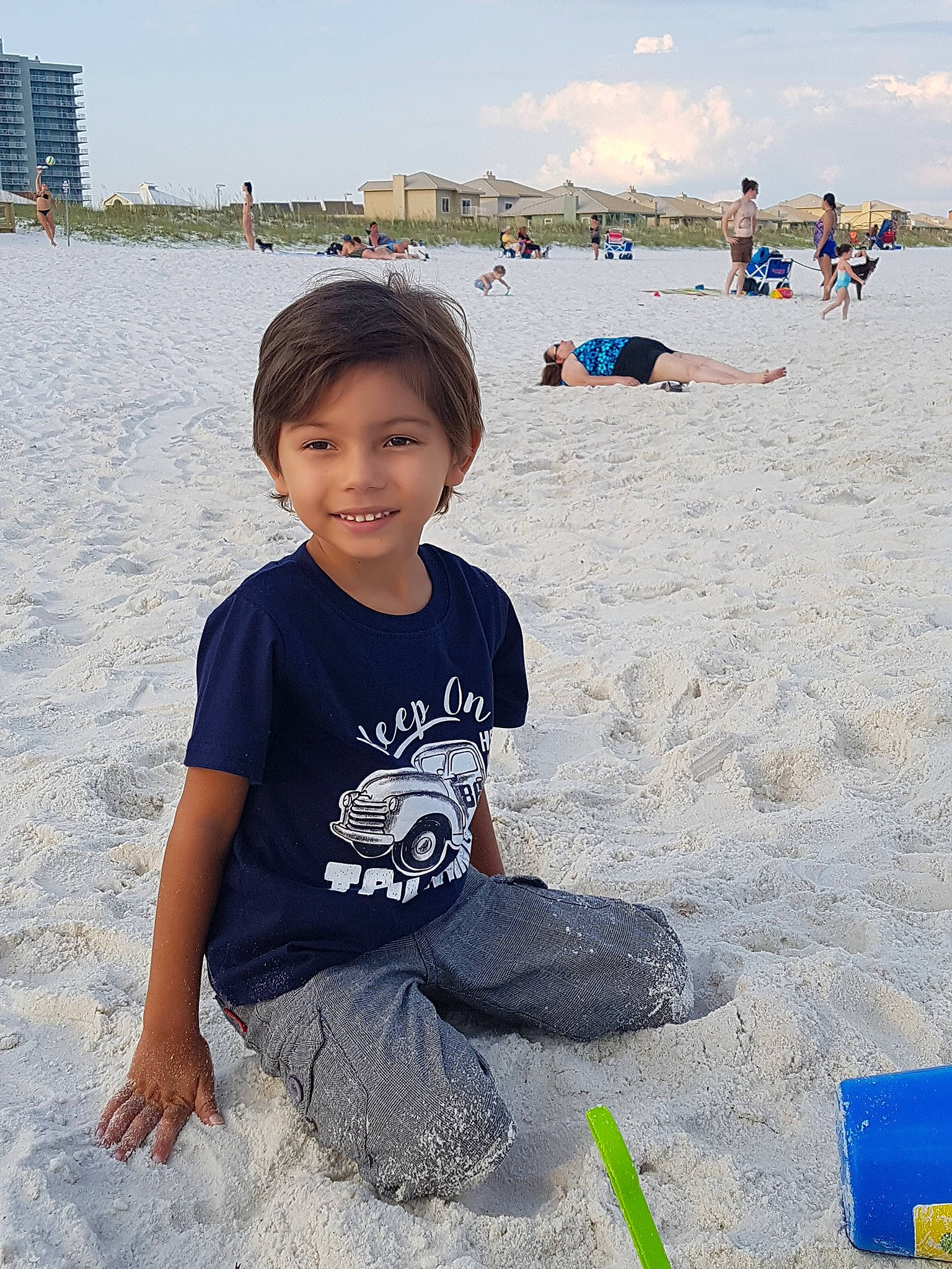 Sami joined the competition — help win amazing prizes! beach, body_of_water, boy, child, coastal_and_oceanic_landforms, fun, girl, joy, leisure, ocean, person, play, recreation, sand, sea, smile, summer, tourism, travel, vacation