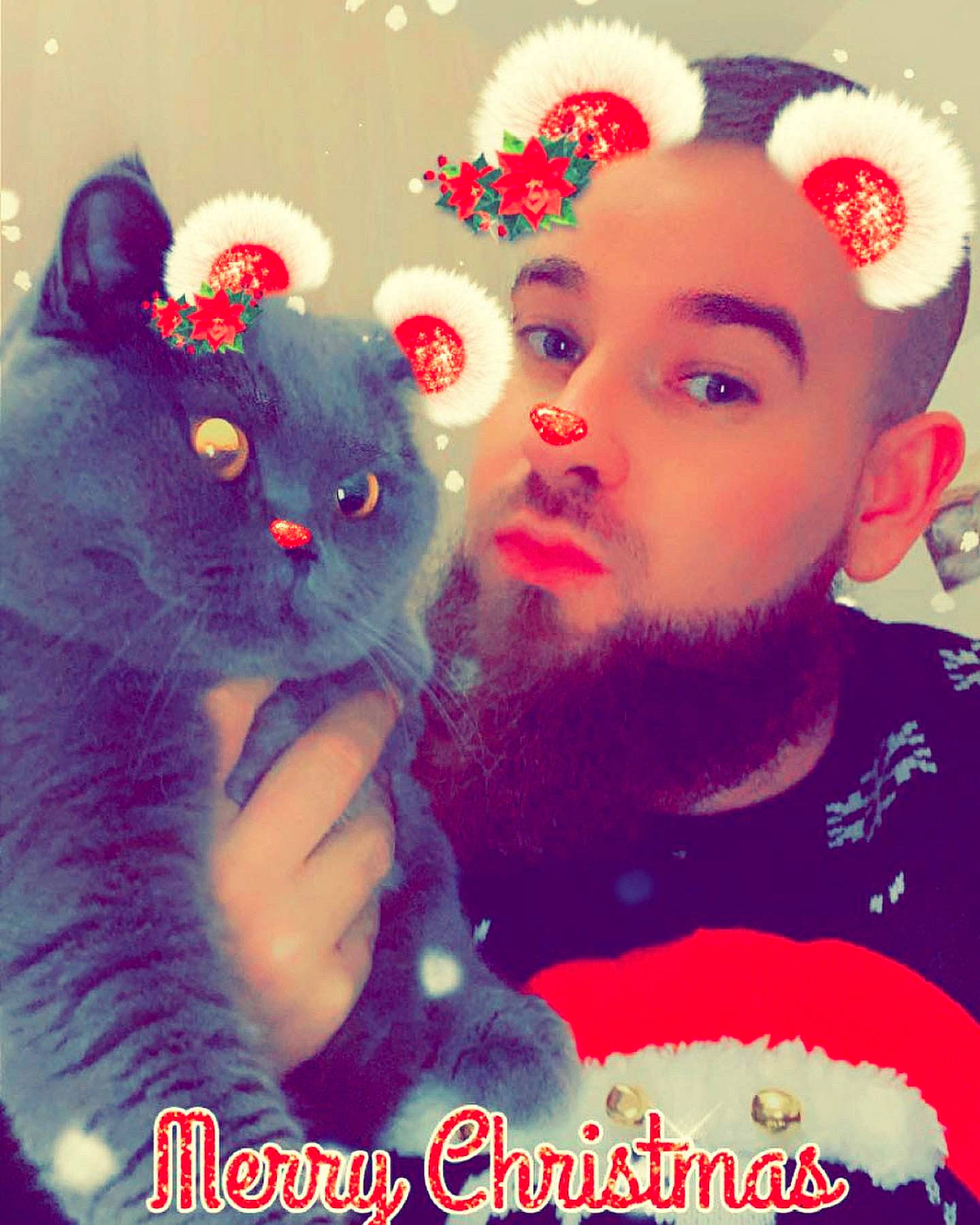 Tom a rejoint le concours — aidez-le/la à gagner de superbes lots ! beard, beauty, carnivore, cat, child, christmas_ornament, cool, ear, event, eye, facial_expression, felidae, fictional_character, fur, gesture, happy, holiday, photo_caption, small_to_medium_sized_cats, whiskers