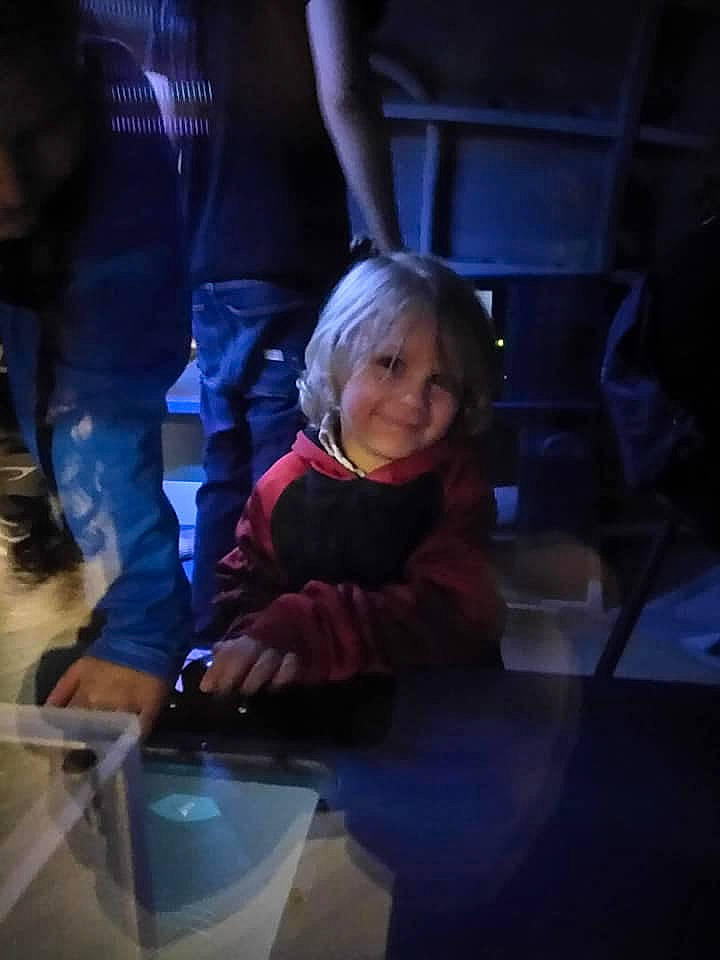 Bryce is registered to the contest to win money with this photo: blue, child, darkness, event, fun, girl, human, human_body, joy, midnight, night, person, product, snapshot, space, toddler