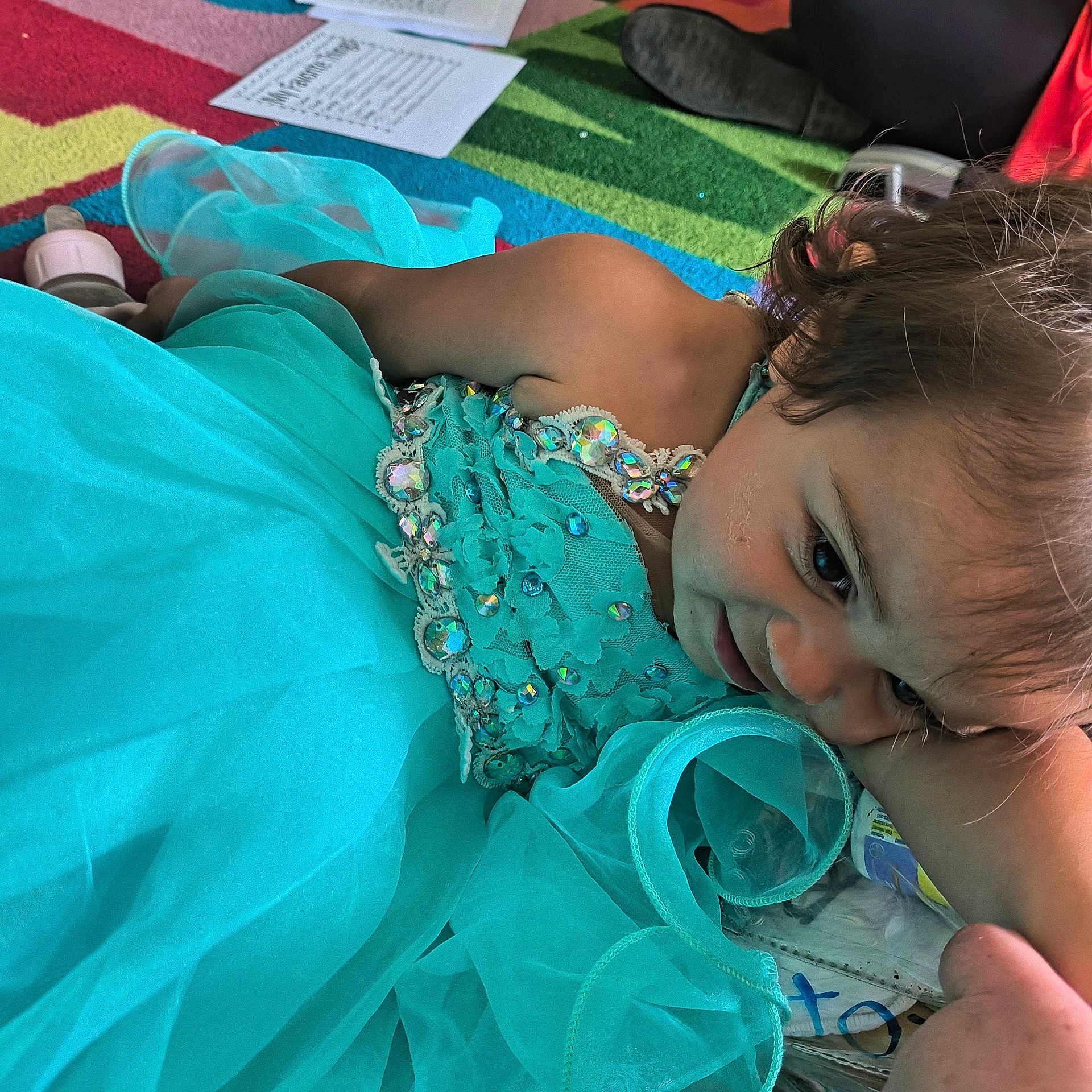 Rosalina joined the competition — help win amazing prizes! accessories, baby, bodypart, clothing, dress, eveningdress, face, fashion, finger, footwear, formalwear, gown, hand, head, jewelry, person, photography, portrait, shoe, turquoise