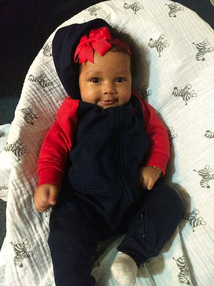 Caia joined the competition — help win amazing prizes! baby, baby_products, cheek, child, hair_accessory, head, headgear, headwear, outerwear, person, photography, product, sitting, skin, smile, toddler