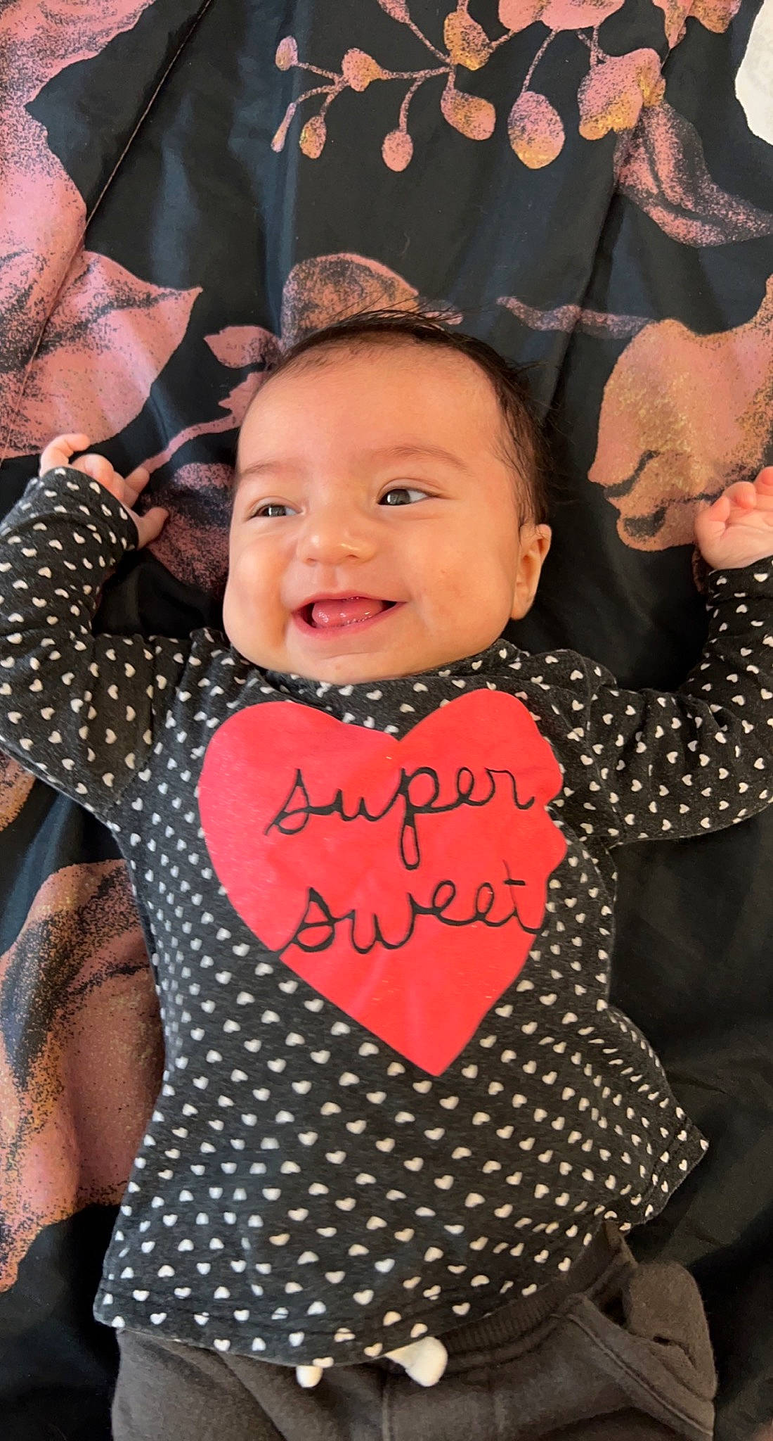 Nyla joined the competition — help win amazing prizes! child, cool, event, facial_expression, fashion, finger, fun, happy, headgear, human_body, leisure, magenta, mouth, organ, pattern, person, pink, smile, textile, thigh