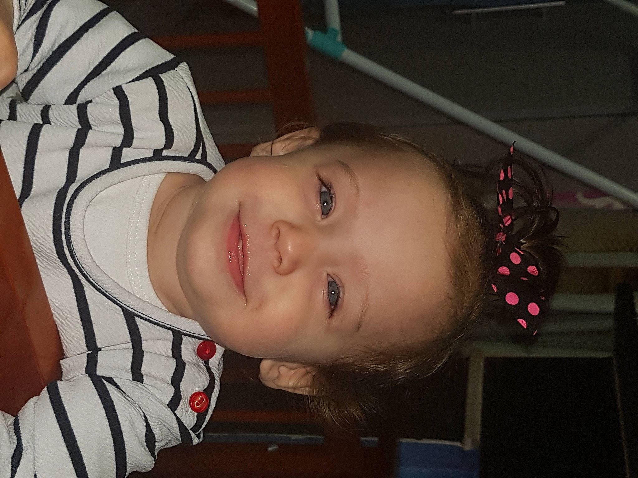 Naëlla a rejoint le concours — aidez-le/la à gagner de superbes lots ! baby, baby_laughing, baby_toddler_clothing, cheek, chest, eye, eyebrow, eyelash, flash_photography, fun, happy, head, iris, jaw, joy, lip, mouth, nose, person, skin