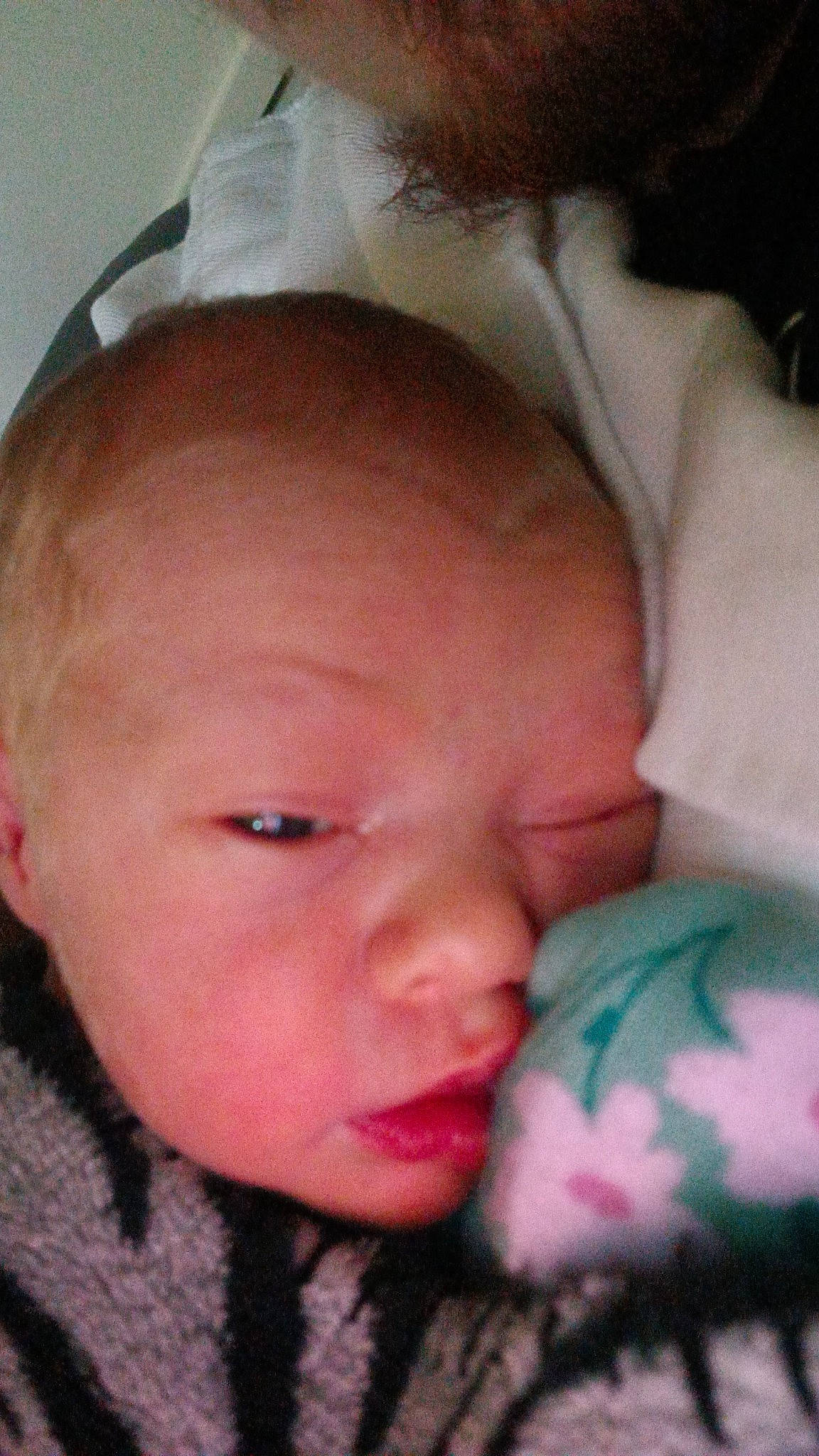 Jennifer joined the competition — help win amazing prizes! baby, cheek, child, chin, comfort, ear, eye, eyebrow, eyelash, face, facial_expression, forehead, headgear, iris, lip, mouth, neck, nose, person, skin