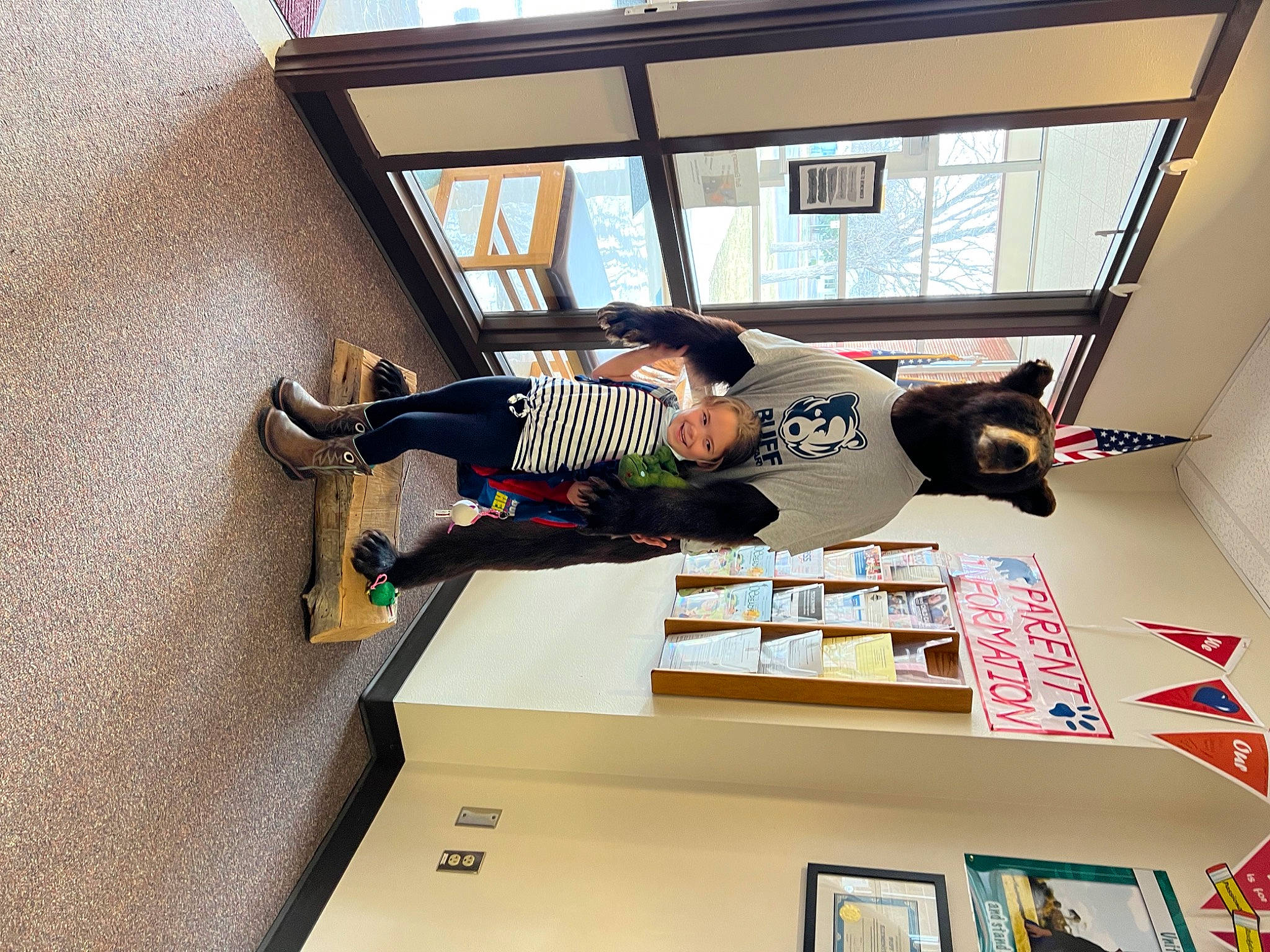 Aubreigh joined the competition — help win amazing prizes! building, ceiling, child, comfort, daylighting, flooring, font, hardwood, house, joy, machine, person, recreation, room, shelving, sportswear, stairs, t_shirt, table, window