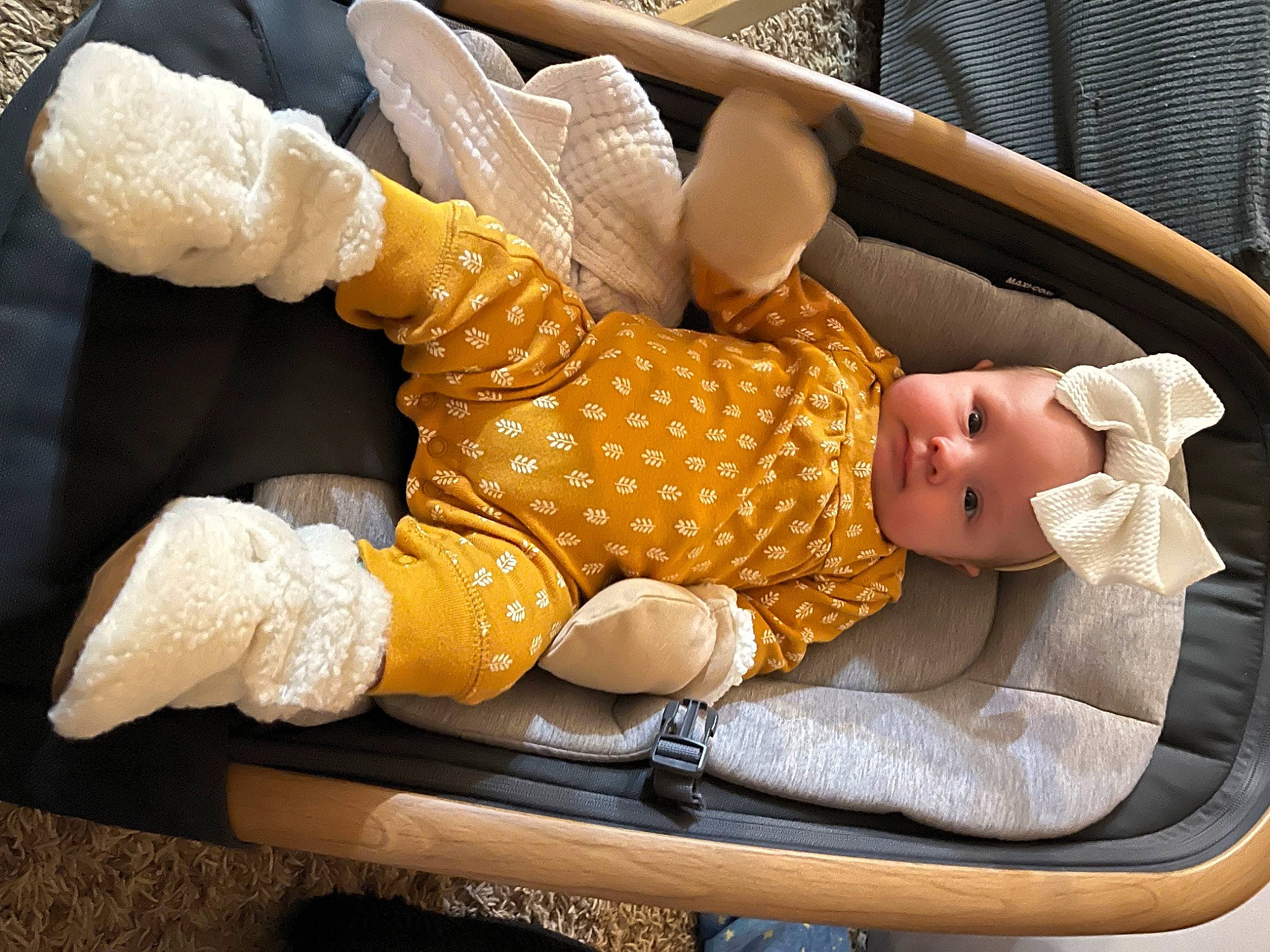 Serena joined the competition — help win amazing prizes! art, baby, baby_products, baby_sleeping, baby_toys, bag, car_seat, chair, child, comfort, couch, doll, drawer, linens, person, room, sitting, stuffed_toy, toy, vehicle_door