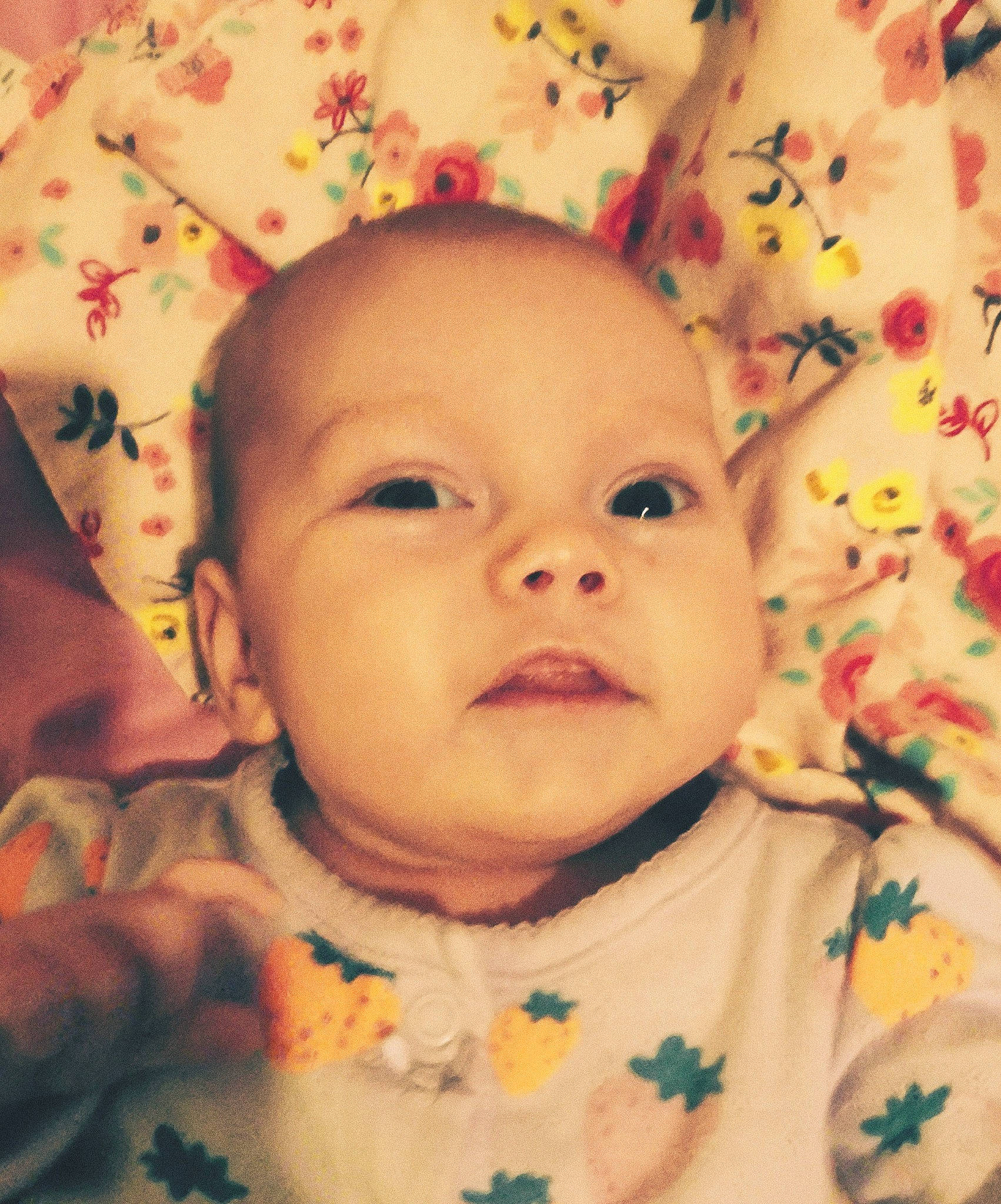 Luna Christina Lee joined the competition — help win amazing prizes! baby, baby_toddler_clothing, cheek, eye, eyebrow, face, happy, head, human_body, iris, lip, mouth, nose, person, pink, product, skin, sleeve, smile, textile