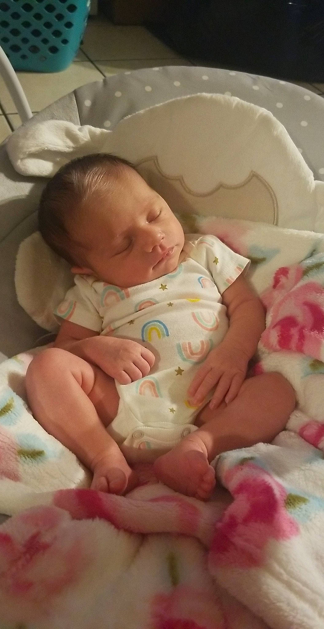 Estella joined the competition — help win amazing prizes! baby, baby_products, baby_sleeping, baby_toddler_clothing, beauty, bedtime, cheek, child, comfort, finger, foot, hand, human_body, linens, mouth, person, room, skin, textile, thumb