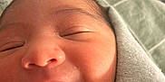 Eligh joined the competition — help win amazing prizes! architecture, baby, blanket, building, face, happy, head, hospital, newborn, person, photography, portrait, quilt, sleeping, smile, towel