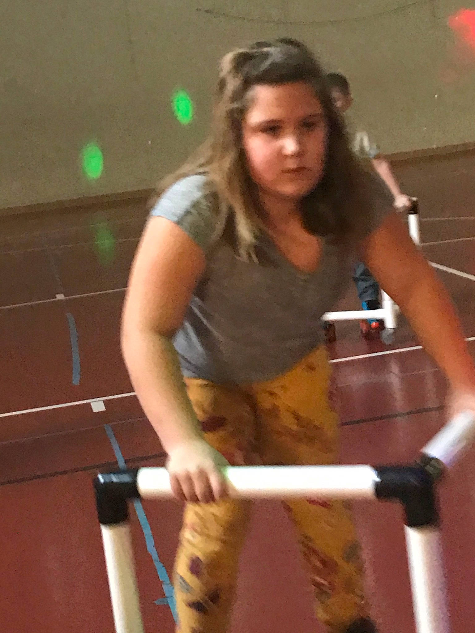 Brookelynn joined the competition — help win amazing prizes! arm, human_leg, knee, leg, person