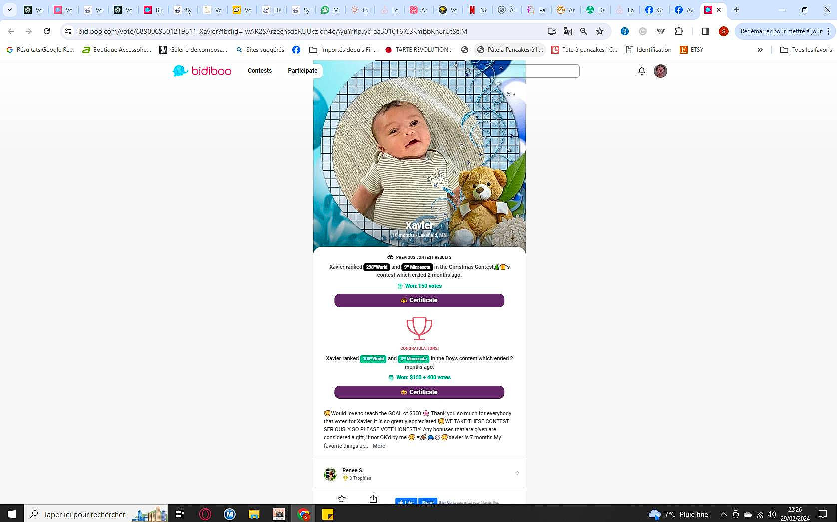 Héloïse participe au concours pour gagner de l'argent avec cette photo : circle, computer_icon, computer_program, electronic_device, font, line, media, multimedia, multimedia_software, number, office_application_software, operating_system, person, photograph, product, rectangle, screenshot, software, technology, web_page
