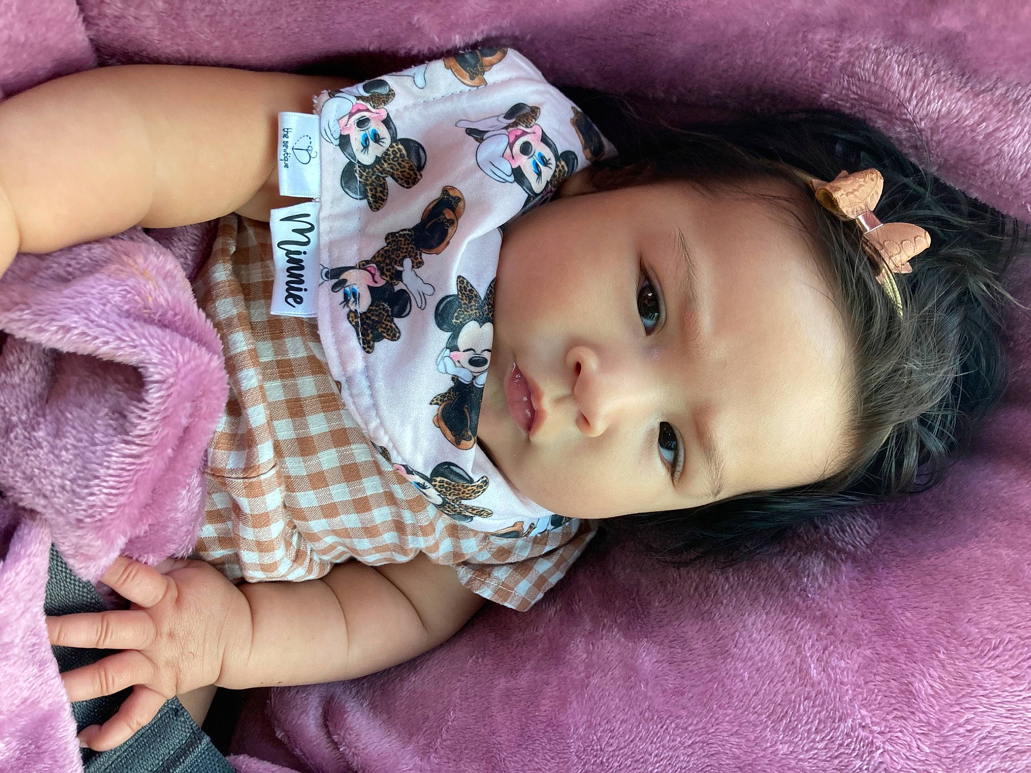 Julietta joined the competition — help win amazing prizes! baby_toddler_clothing, cheek, doll, eye, eyelash, face, hairstyle, hand, head, headgear, iris, lip, neck, nose, person, pink, product, purple, skin, sleeve