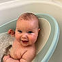 Franco Robert is registered to the contest to win money with this photo: baby, bath, bathtub, bubbles, child, cute, face, happy, infant, inside, joyful, person, plump, playful, skin, smile, water, wet, young, tub