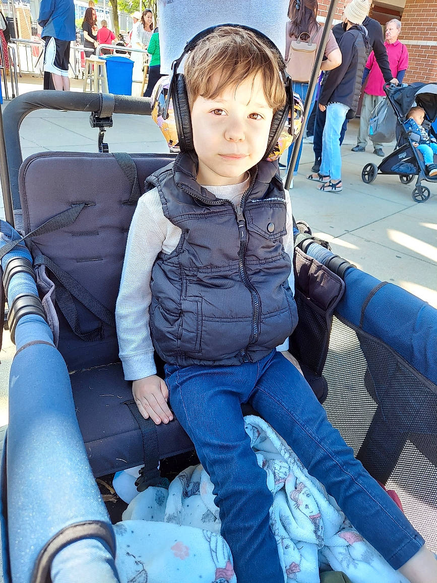 Sebastian joined the competition — help win amazing prizes! bag, blue, comfort, cool, denim, electric_blue, fun, human_leg, jeans, knee, lap, leisure, luggage_and_bags, person, shoe, sitting, sneakers, thigh, toddler, travel