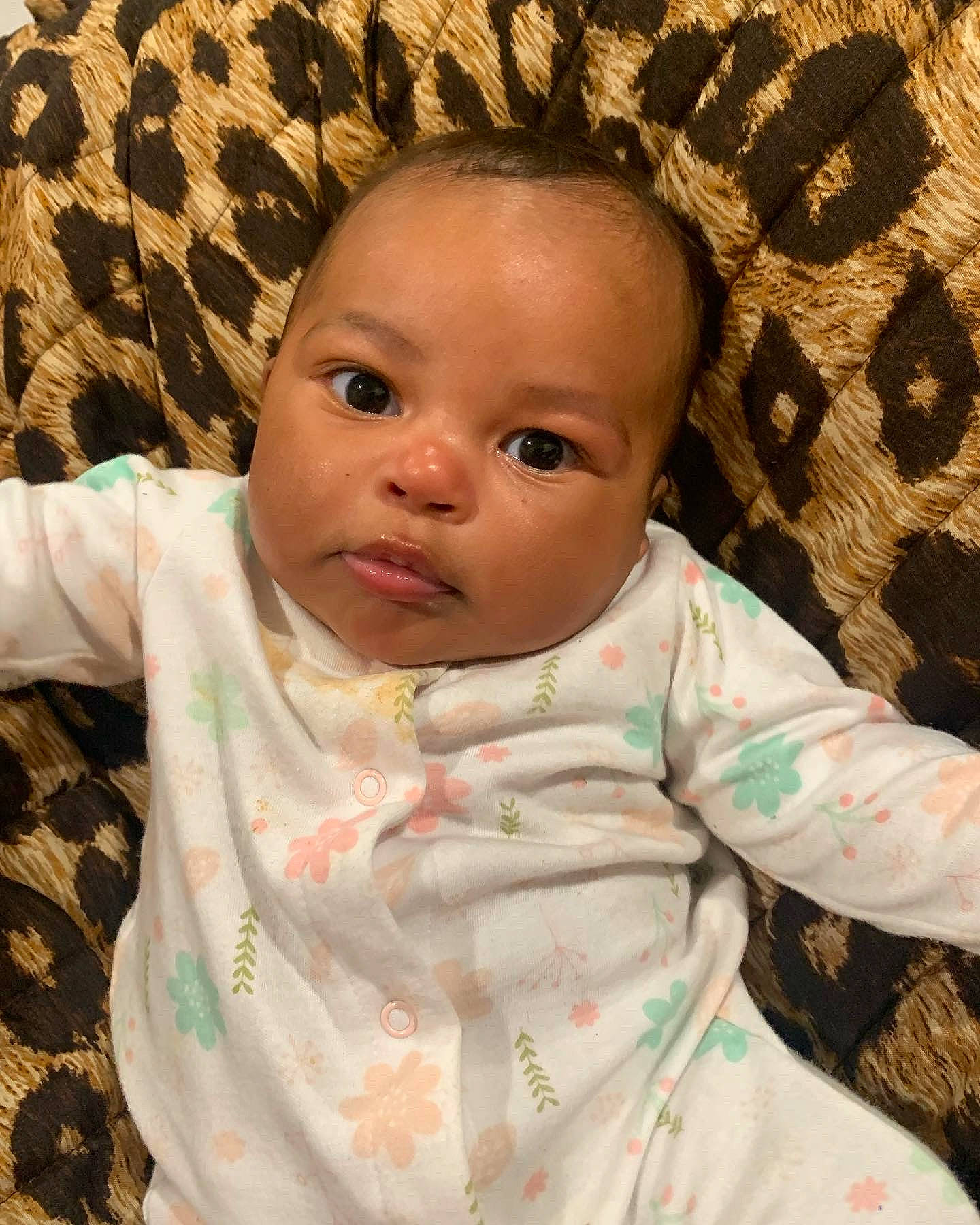 Jenna is registered to the contest to win money with this photo: baby, baby_toddler_clothing, cheek, comfort, eye, eyebrow, eyelash, face, hair, head, human, human_body, iris, lip, mouth, nose, organ, person, skin, sleeve