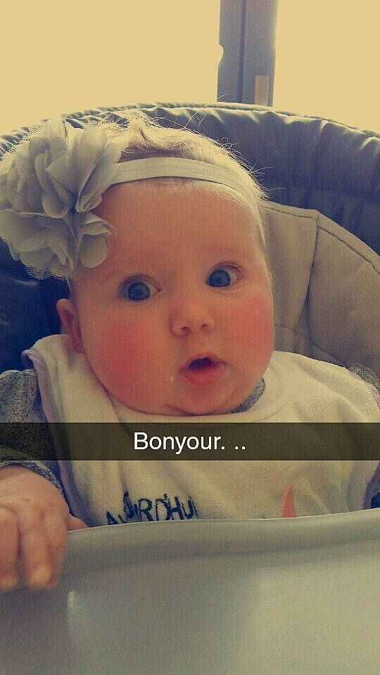 Cheyenne participe au concours pour gagner de l'argent avec cette photo : bedtime, cheek, child, chin, day, ear, eye, eyebrow, face, forehead, head, infant, iris, lip, mouth, nose, person, product, skin, surprise