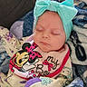 Aria is registered to the contest to win money with this photo: baby, bed, blanket, clothing, couch, cushion, face, furniture, glove, hat, head, homedecor, newborn, people, person, photography, pillow, portrait, quilt, sleeping