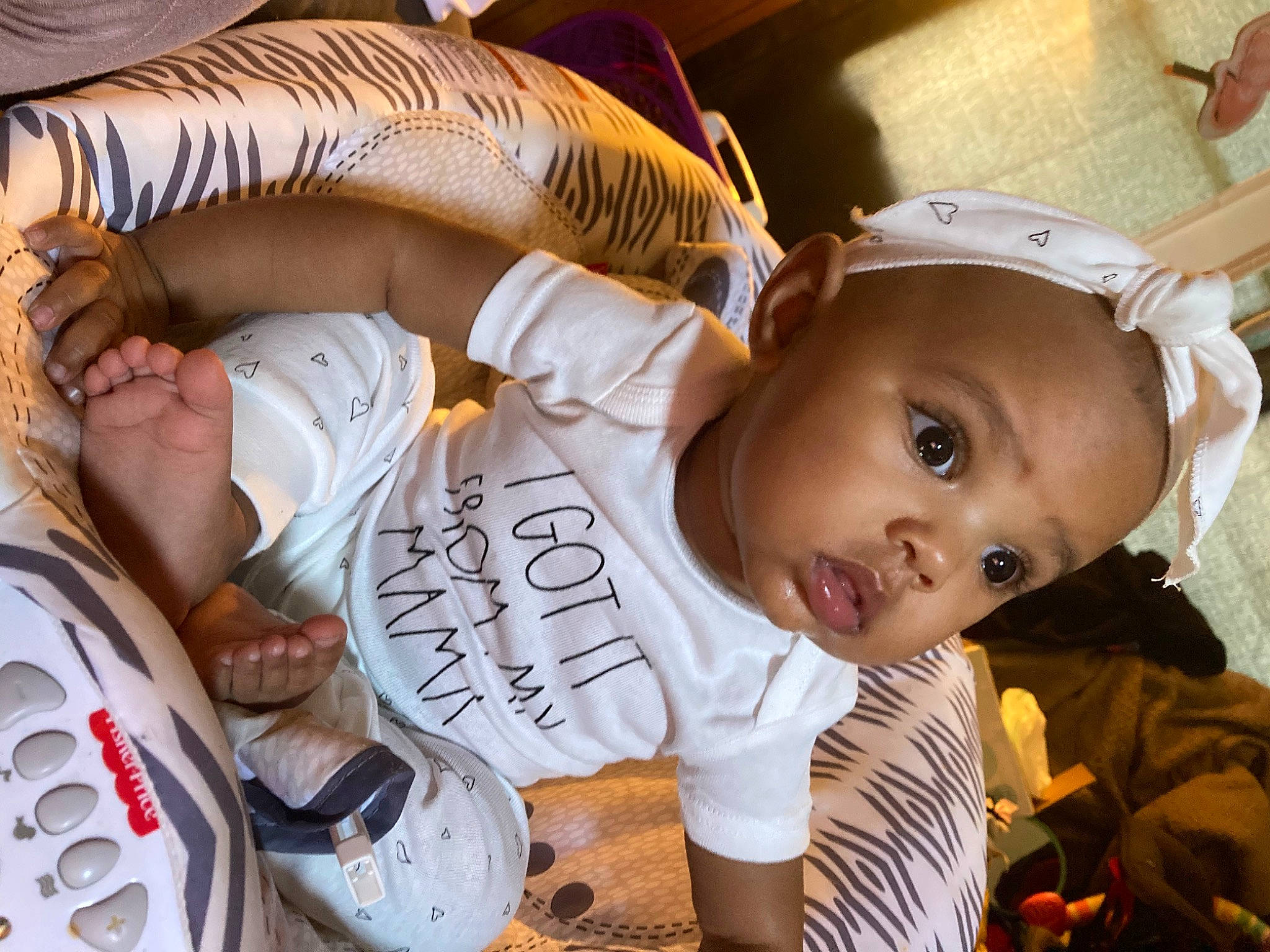 Kimora joined the competition — help win amazing prizes! baby, cheek, child, cool, eye, facial_expression, finger, fun, hairstyle, happy, hat, headgear, human_body, mammal, mouth, nose, person, skin, toddler, vertebrate