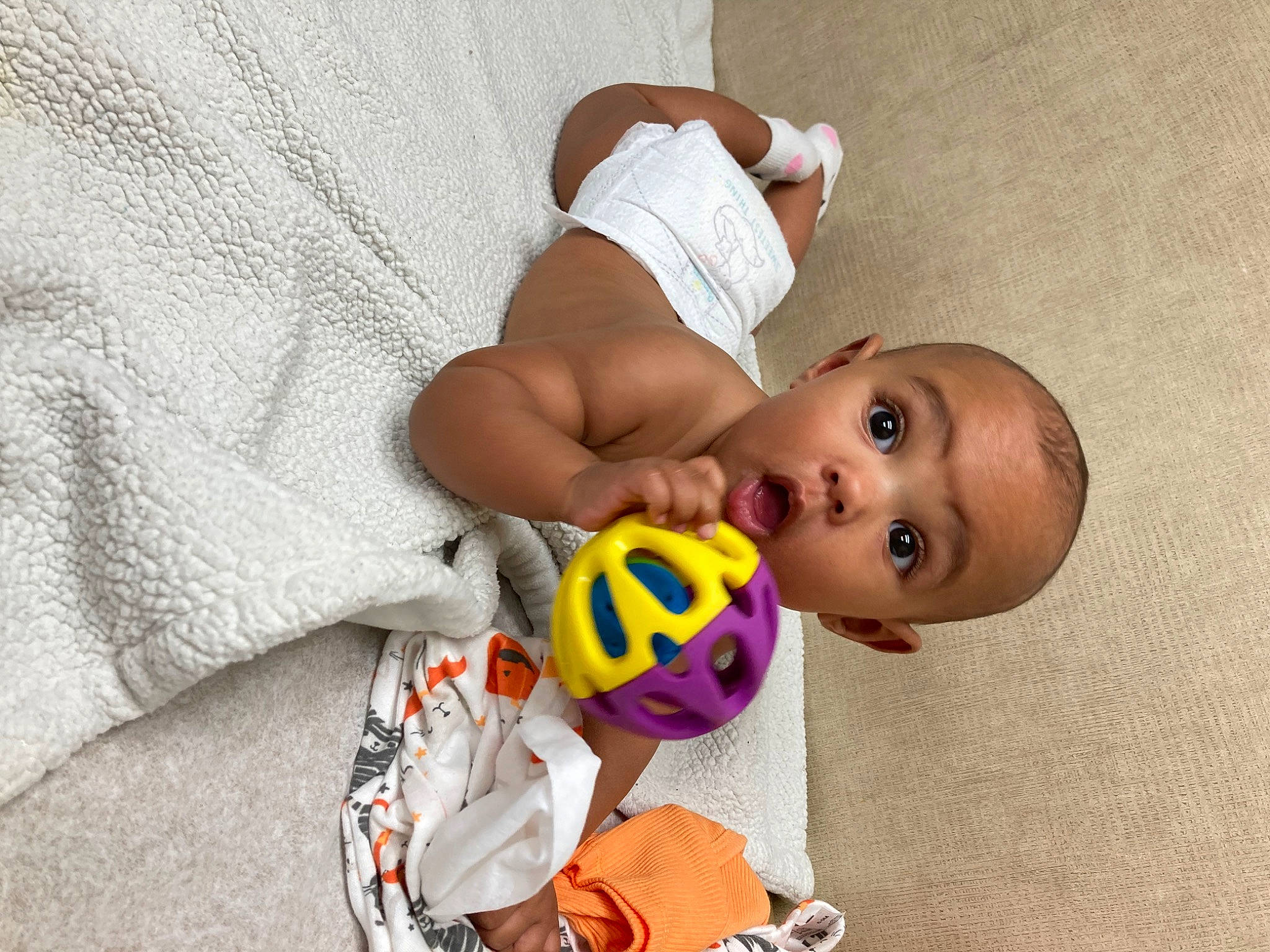 Kimora joined the competition — help win amazing prizes! art, baby, baby_products, baby_safety, baby_toddler_clothing, baby_toys, ball, child, comfort, fun, happy, hat, linens, pattern, person, play, room, sunglasses, surprise, textile