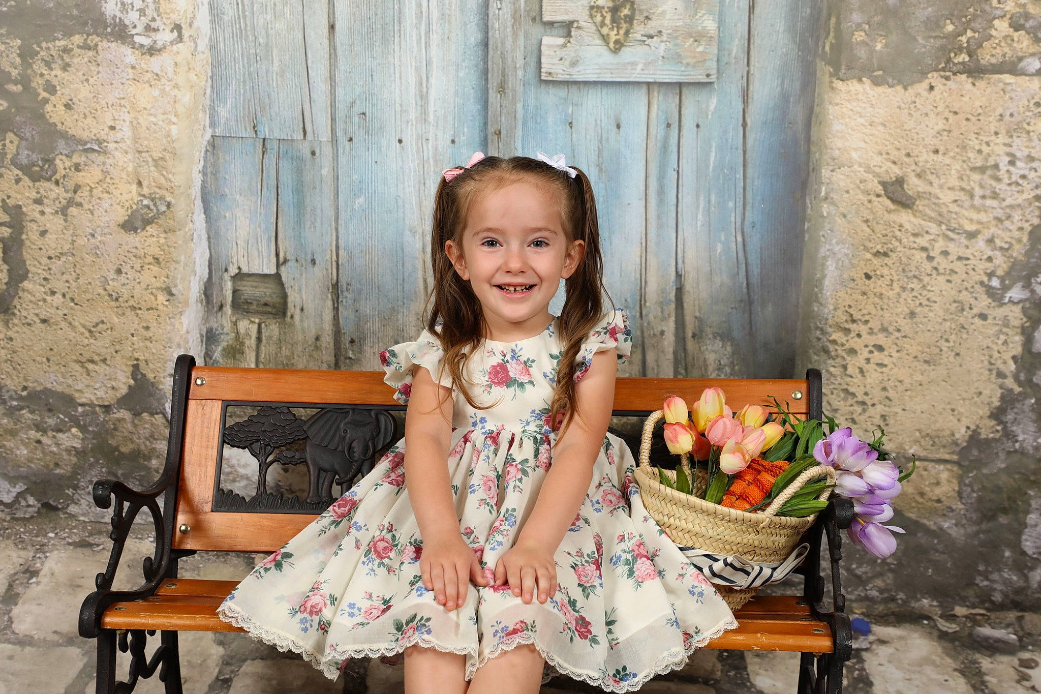 Renea joined the competition — help win amazing prizes! baby_toddler_clothing, day_dress, door, dress, eye, facial_expression, flash_photography, flower, flowerpot, happy, iris, joy, people, person, photograph, pink, plant, smile, standing, toddler