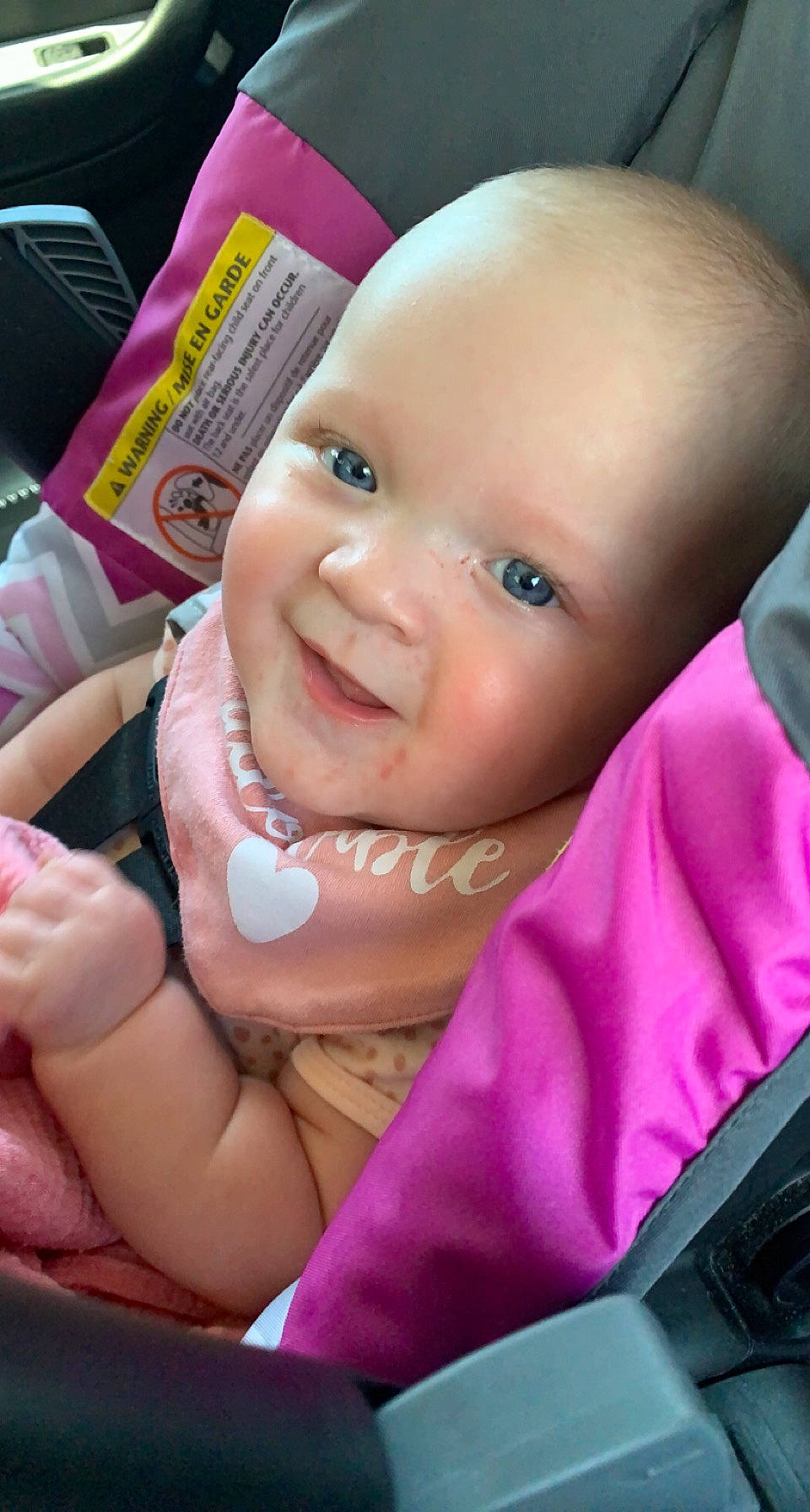 Emmula joined the competition — help win amazing prizes! baby, baby_carriage, baby_products, baby_toddler_clothing, cheek, child, eyebrow, eyelash, facial_expression, fun, happy, iris, lip, mouth, nose, people, person, pink, skin, smile