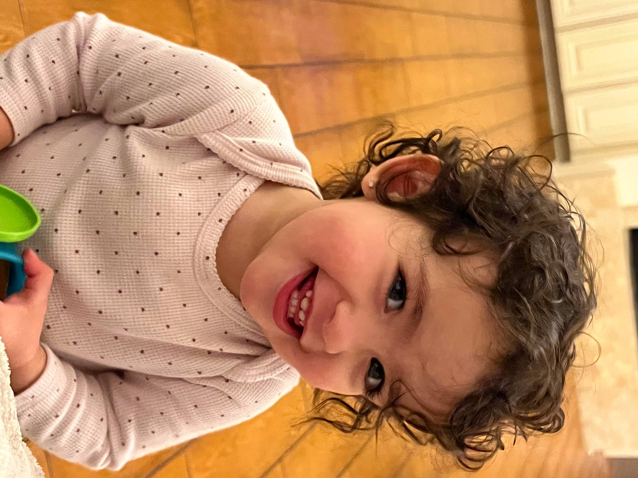 Georgina is registered to the contest to win money with this photo: child, eyelash, eyewear, flash_photography, flooring, fun, happy, jewellery, joy, laugh, leisure, lip, mouth, neck, pattern, person, photo_shoot, portrait_photography, sitting, smile