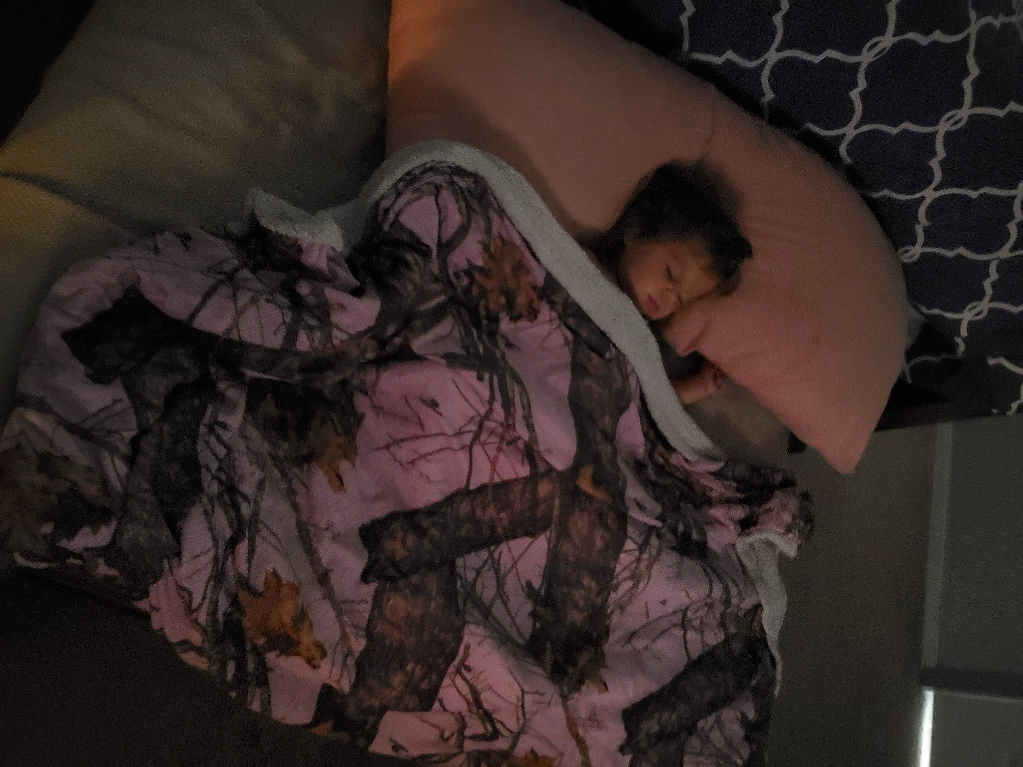 Peighton is registered to the contest to win money with this photo: arm, black_hair, child, ear, flesh, human, muscle, organism, person, photography, pink, room, sleep, space, textile