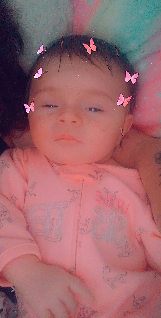 Angela joined the competition — help win amazing prizes! arm, baby_toddler_clothing, cheek, chin, ear, eyebrow, eyelash, finger, flash_photography, forehead, happy, human, human_body, lip, mouth, neck, nose, person, pink, skin