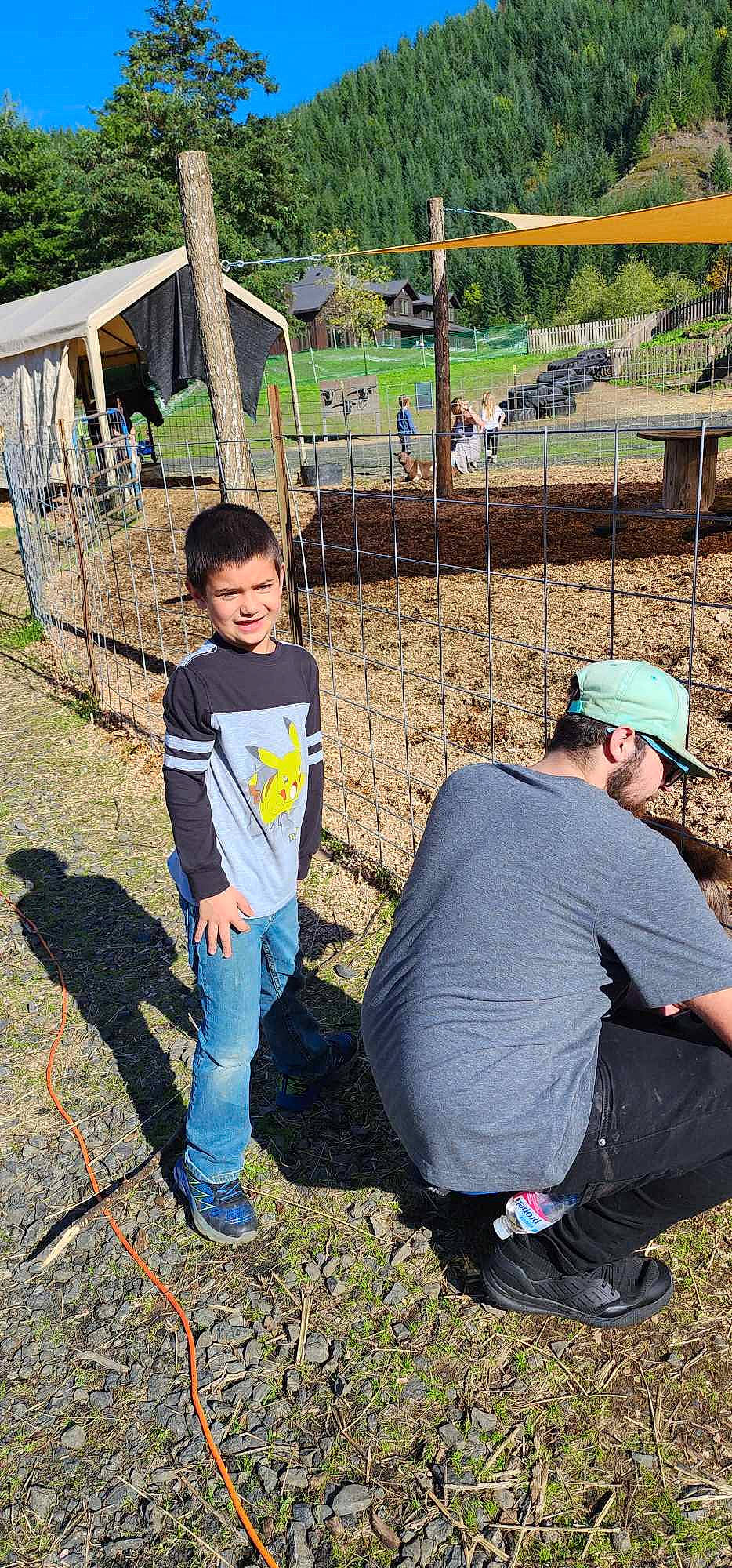 Azrael joined the competition — help win amazing prizes! baseball_cap, cap, city, community, fun, grass, jeans, joy, landscape, leisure, person, plant, recreation, shoe, sneakers, soil, t_shirt, toddler, tree