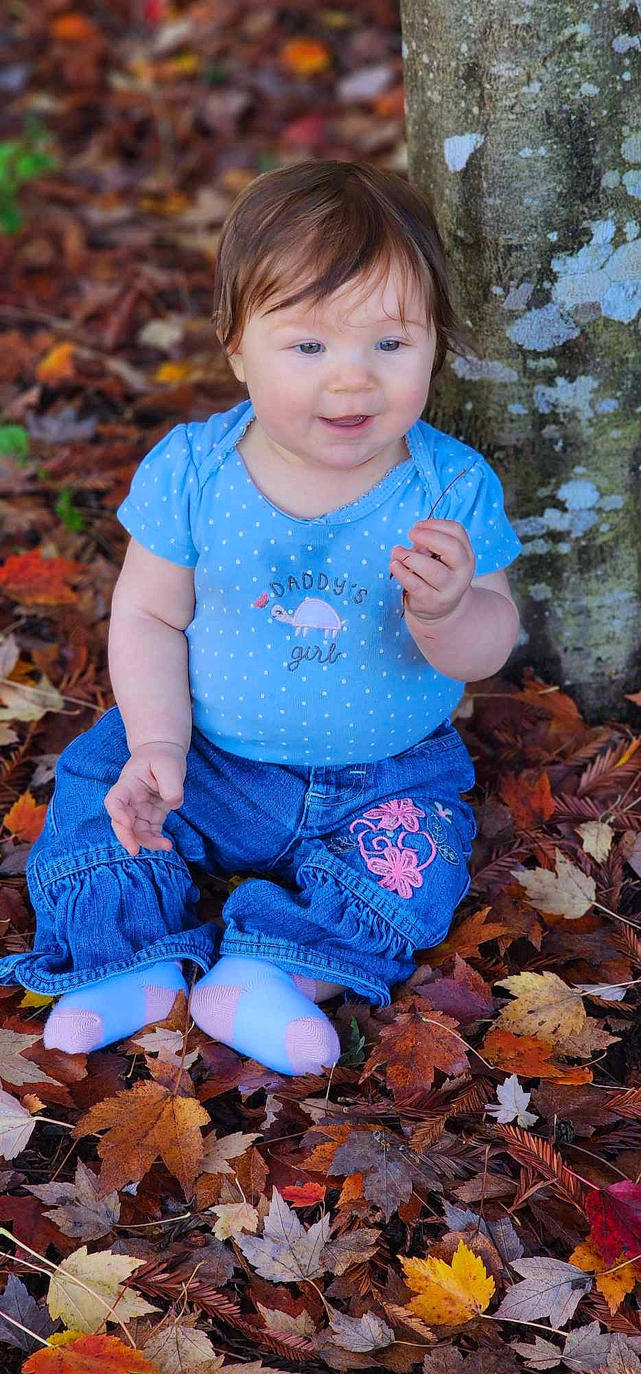 Scarlett joined the competition — help win amazing prizes! adaptation, baby_toddler_clothing, cheek, child, eye, facial_expression, grass, hairstyle, hand, happy, joy, organ, people, people_in_nature, person, photograph, plant, sleeve, smile, toddler