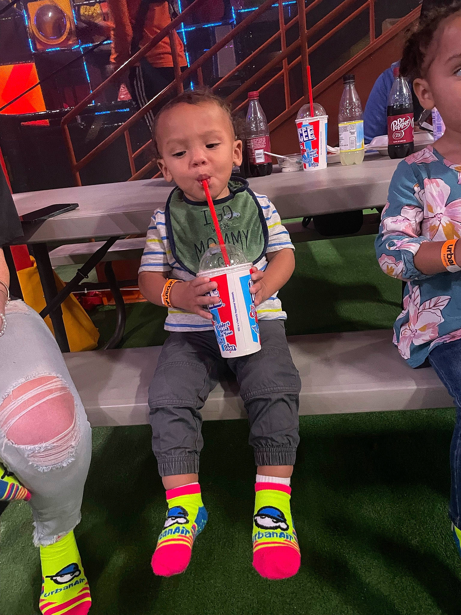 Kross joined the competition — help win amazing prizes! baby, baby_toddler_clothing, child, event, fun, grass, head, leisure, mammal, orange, person, play, product, recreation, shoe, sneakers, sock, standing, textile, toddler