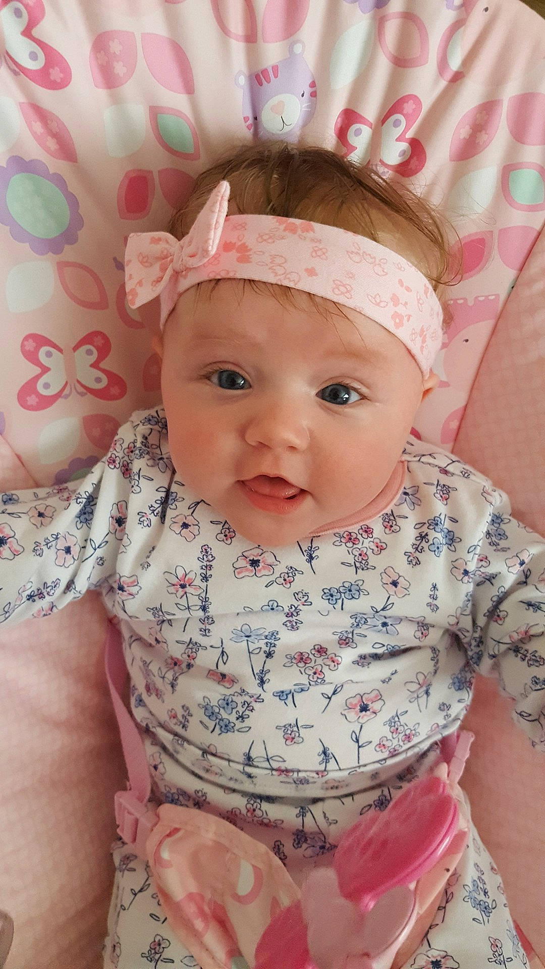 Elisabeth joined the competition — help win amazing prizes! cheek, child, girl, hair_accessory, headgear, headwear, infant, iris, lip, pink, product, skin, smile, textile, toddler