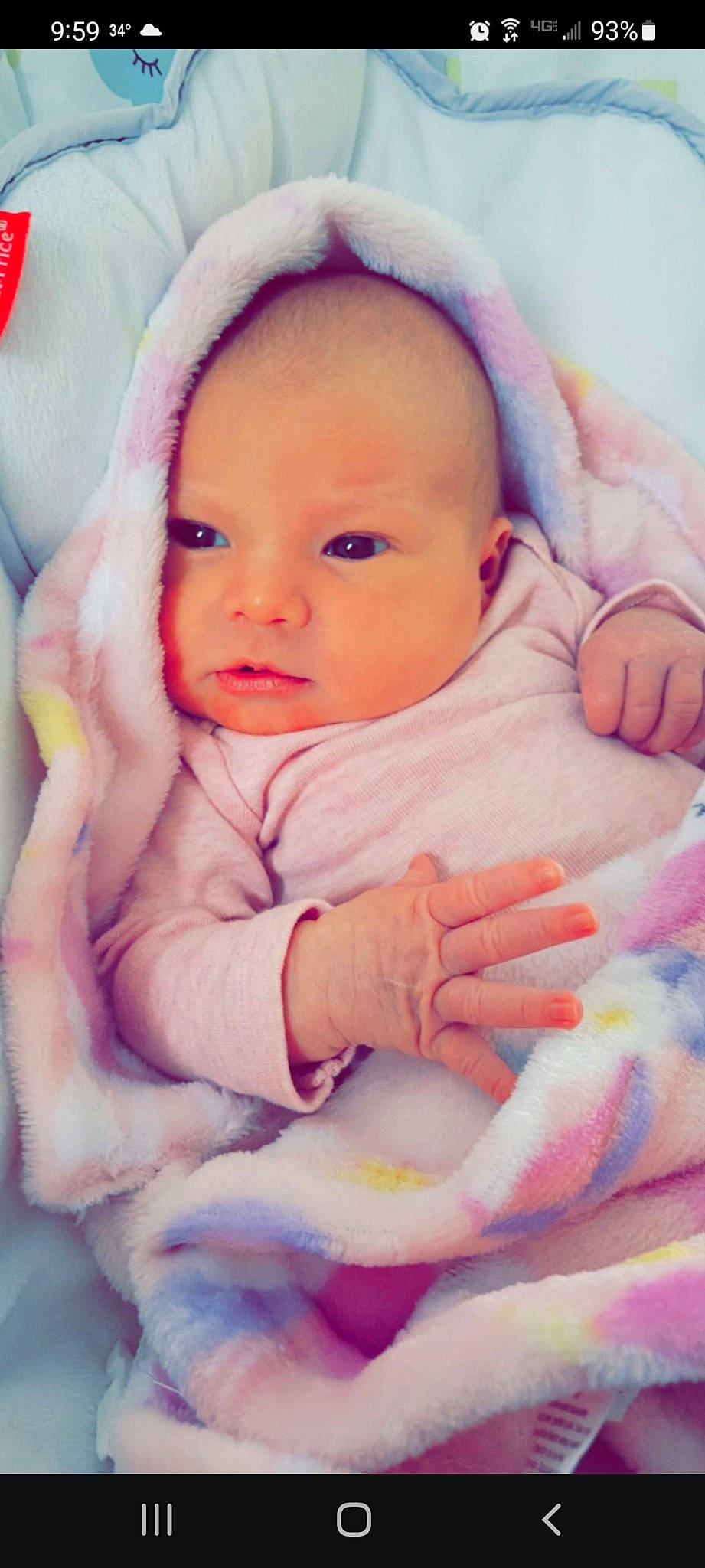 Chloe joined the competition — help win amazing prizes! baby, baby_sleeping, baby_toddler_clothing, cheek, comfort, eye, eyebrow, finger, happy, iris, lip, mouth, nose, person, pink, product, skin, sleeve, textile, toddler