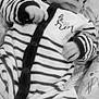 baby, infant, onesie, striped_clothing, cushion, blanket, pattern, face, hand, newborn, sleepwear, soft_fabric, comfort, lying_down, cute, indoors, portrait, child, baby_clothes, resting