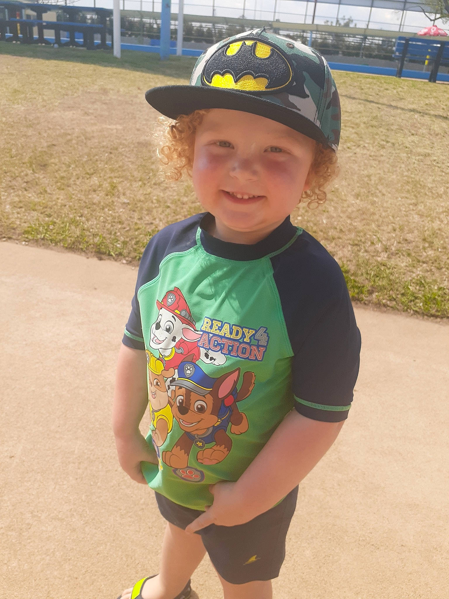 Levii joined the competition — help win amazing prizes! child, cool, headgear, headwear, helmet, joy, person, personal_protective_equipment, play, smile, summer, t_shirt, toddler, vacation, yellow