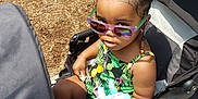Eliana joined the competition — help win amazing prizes! accessories, baby, child, face, female, girl, glasses, grass, head, machine, nature, outdoors, park, person, photography, plant, portrait, stroller, sunglasses, wheel