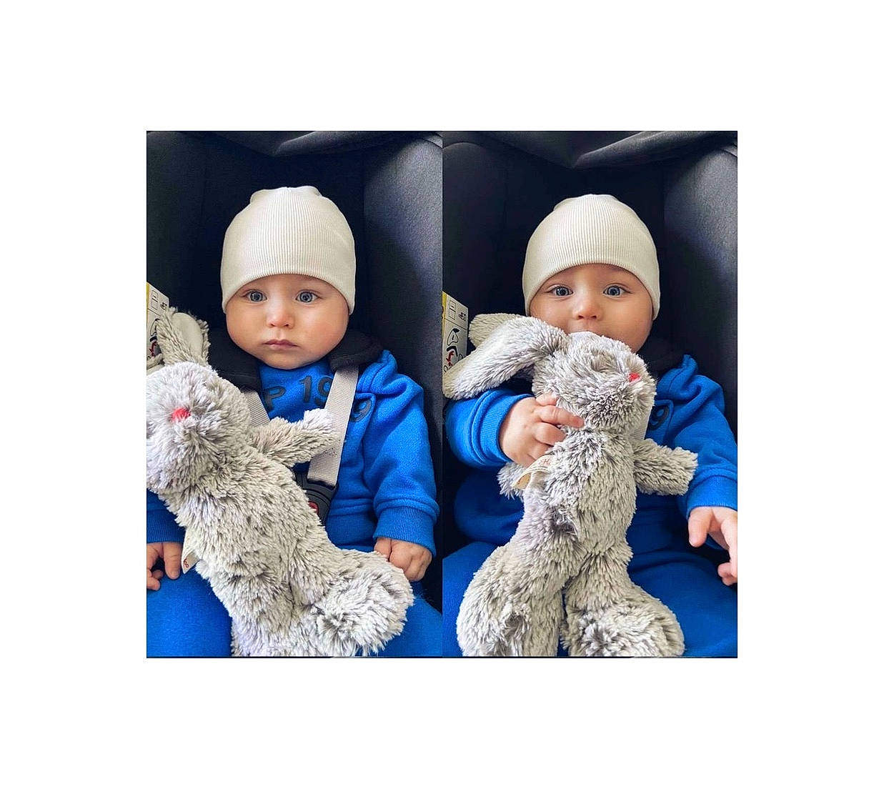 Raphael a rejoint le concours — aidez-le/la à gagner de superbes lots ! baby, baby_toddler_clothing, cap, child, comfort, denim, electric_blue, fur, gesture, hand, happy, headgear, headwear, knit_cap, outerwear, pattern, person, product, sleeve, textile