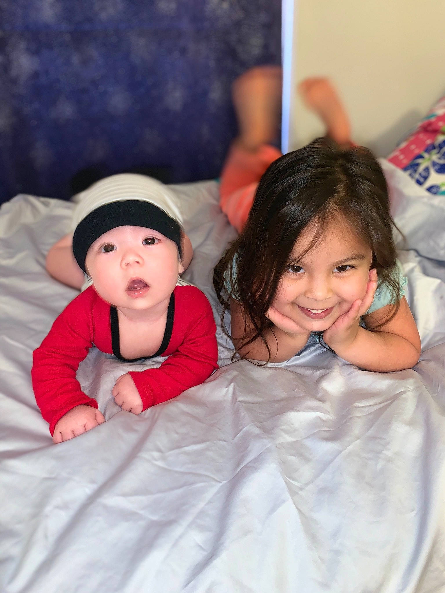 Aaliyah joined the competition — help win amazing prizes! baby, beauty, bed, cheek, child, daughter, eye, face, fun, furniture, happy, head, headwear, human, joy, nose, people, person, skin, smile