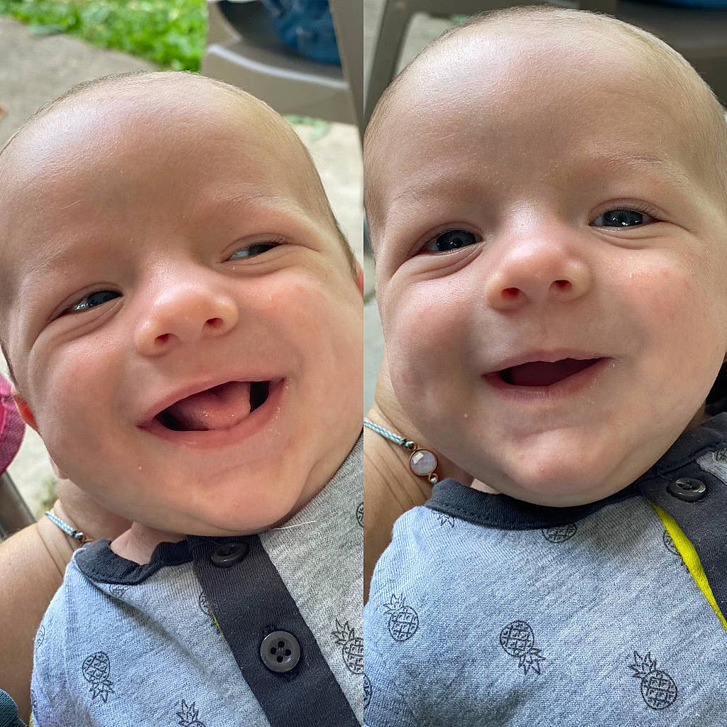 Kaidyn joined the competition — help win amazing prizes! baby, cheek, chin, eye, eyebrow, face, forehead, gesture, hairstyle, happy, head, human, iris, joy, lip, mouth, nose, organ, person, skin