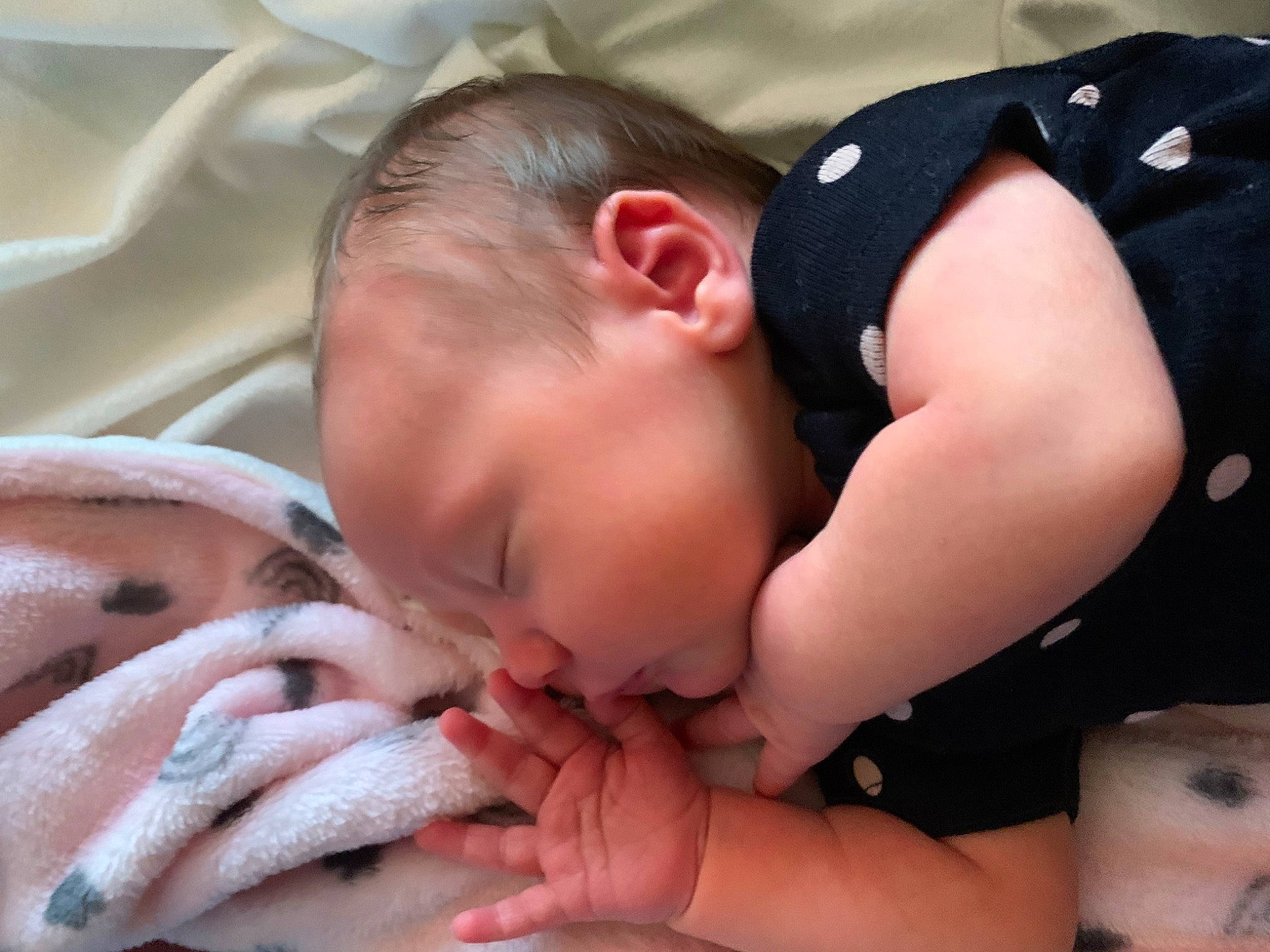 Makayla joined the competition — help win amazing prizes! baby, birth, chest, child, childbirth, finger, hand, muscle, neck, person, sleep, thumb