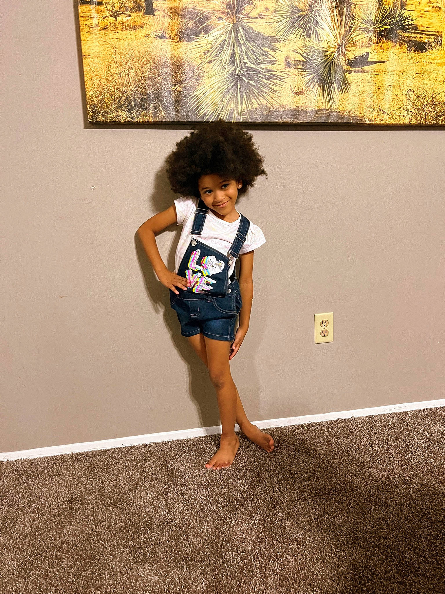 Jordyn joined the competition — help win amazing prizes! art, artist, barefoot, event, fashion_design, flooring, fun, human_leg, joy, knee, painting, person, picture_frame, room, shadow, stock_photography, t_shirt, thigh, tints_and_shades, tree