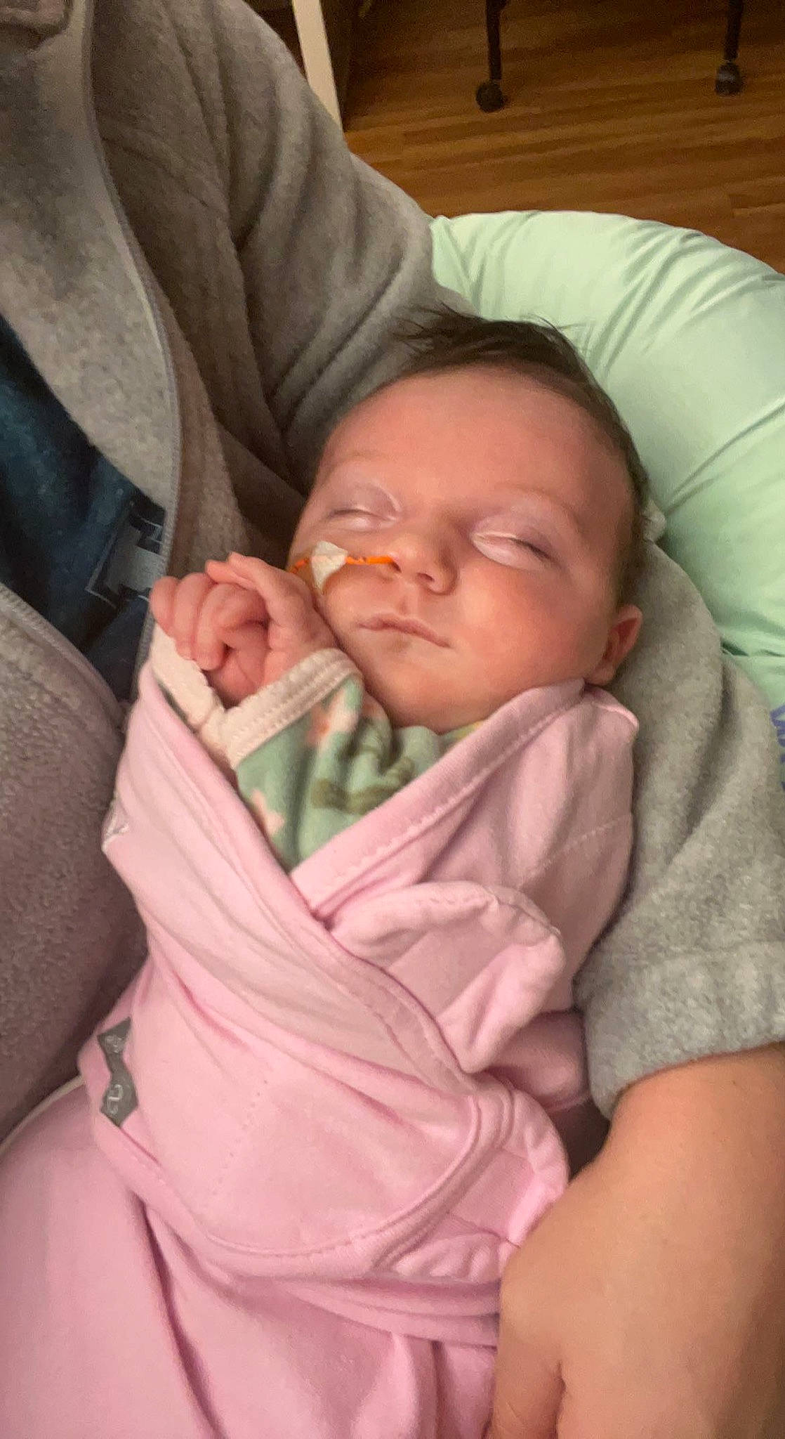 Adalynne is registered to the contest to win money with this photo: baby, baby_products, baby_sleeping, bedtime, cheek, child, comfort, ear, eye, eyebrow, finger, gesture, linens, lip, mouth, nose, person, sitting, skin, thumb